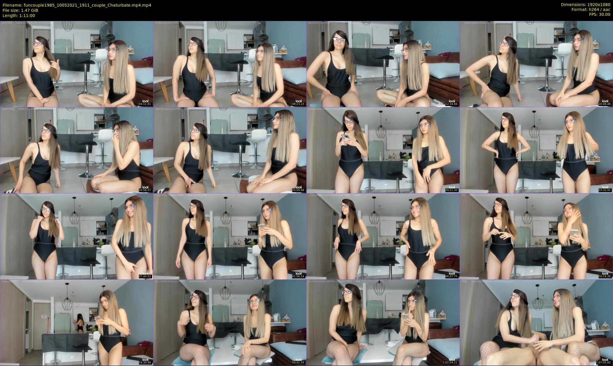 funcouple1985 — 71 minute Chaturbate couple cam show recording, 1080p, May 10, 2021