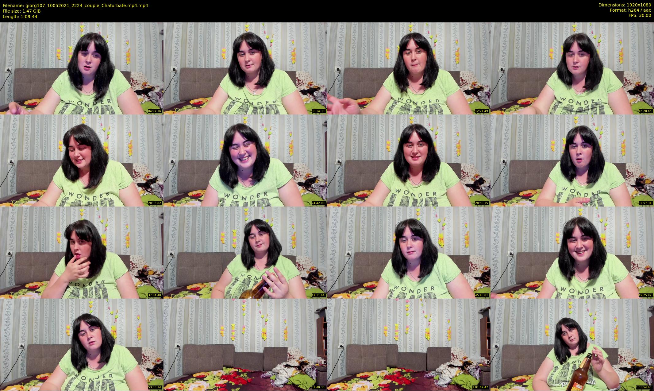 giorg107 — 70 minute Chaturbate couple cam show recording, 1080p, May 10, 2021