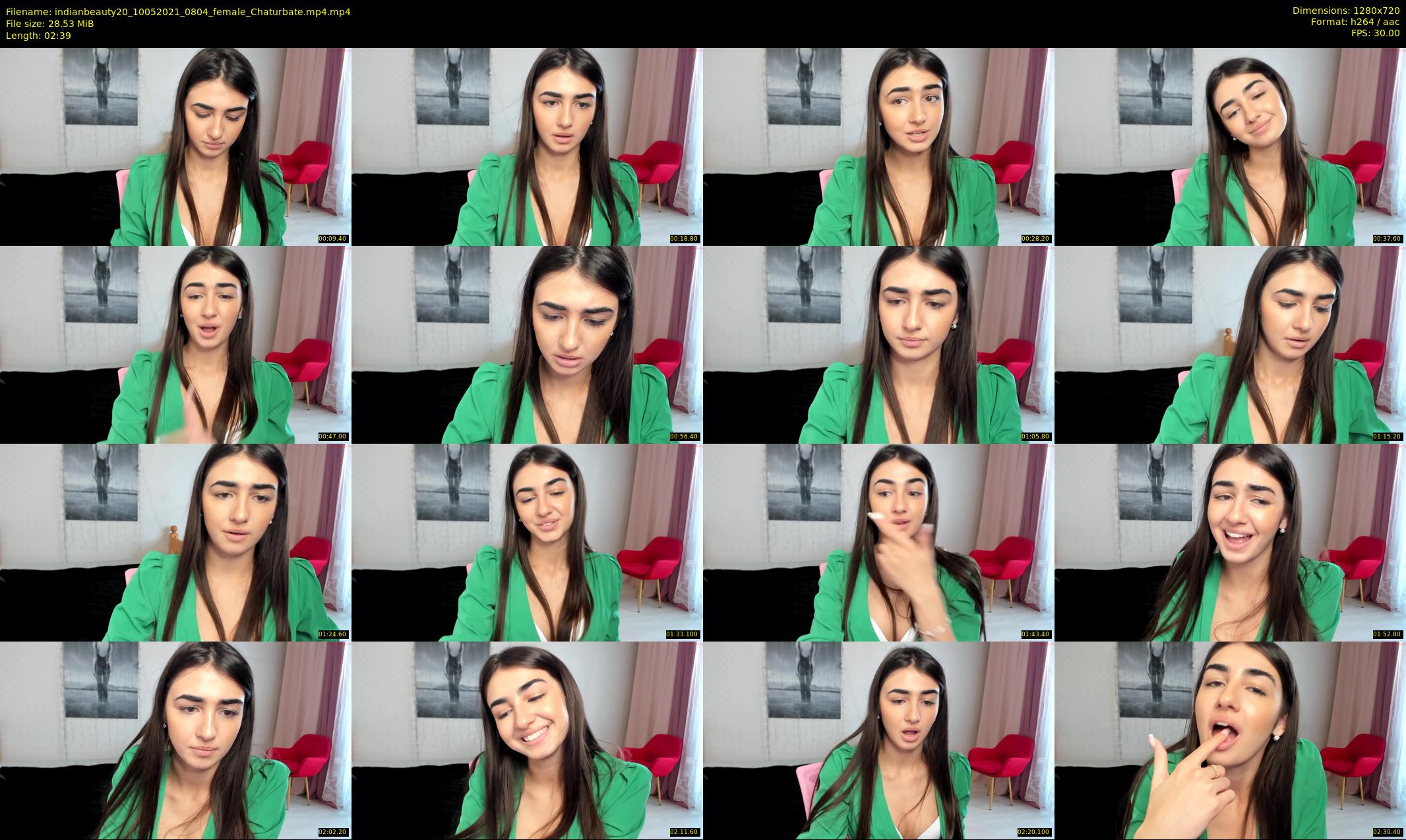 indianbeauty20 — 3 minute Chaturbate female cam show recording, 720p, May 10, 2021