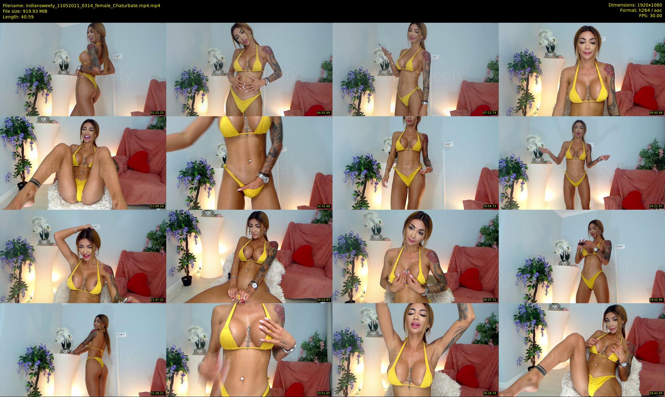 indiansweety — 41 minute Chaturbate female cam show recording, 1080p, May 11, 2021