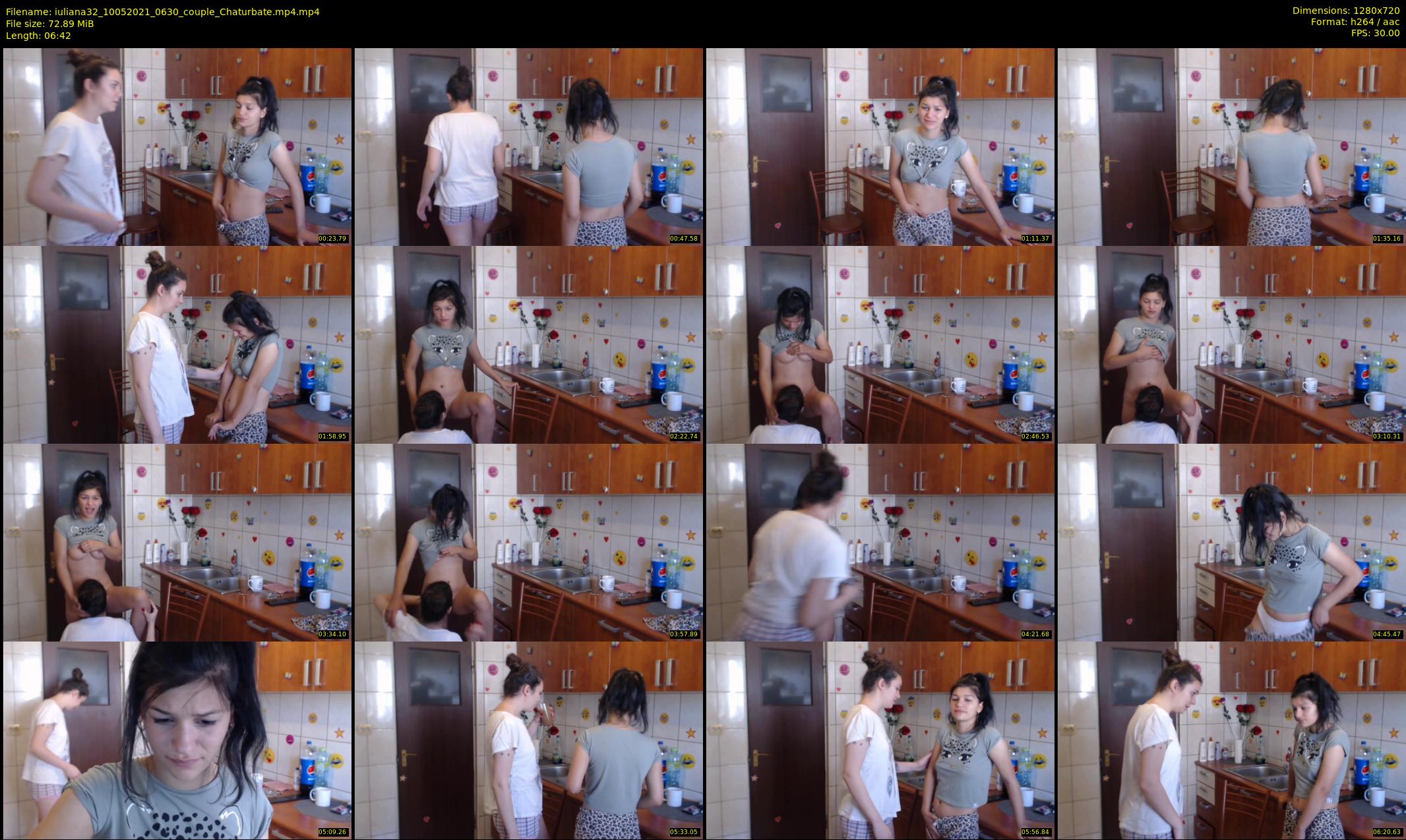 iuliana32 — 7 minute Chaturbate couple cam show recording, 720p, May 10, 2021