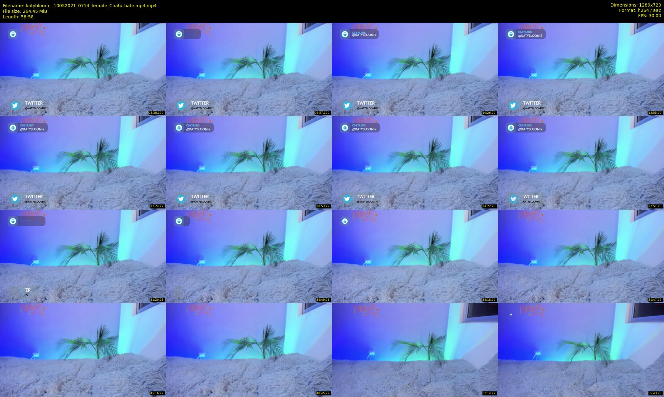 katybloom_ — 59 minute Chaturbate female cam show recording, 720p, May 10, 2021