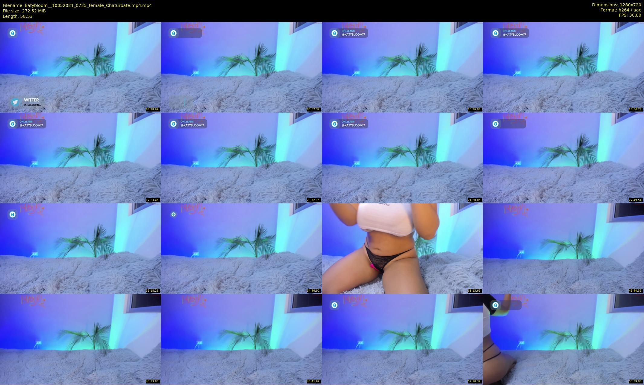 katybloom_ — 59 minute Chaturbate female cam show recording, 720p, May 10, 2021