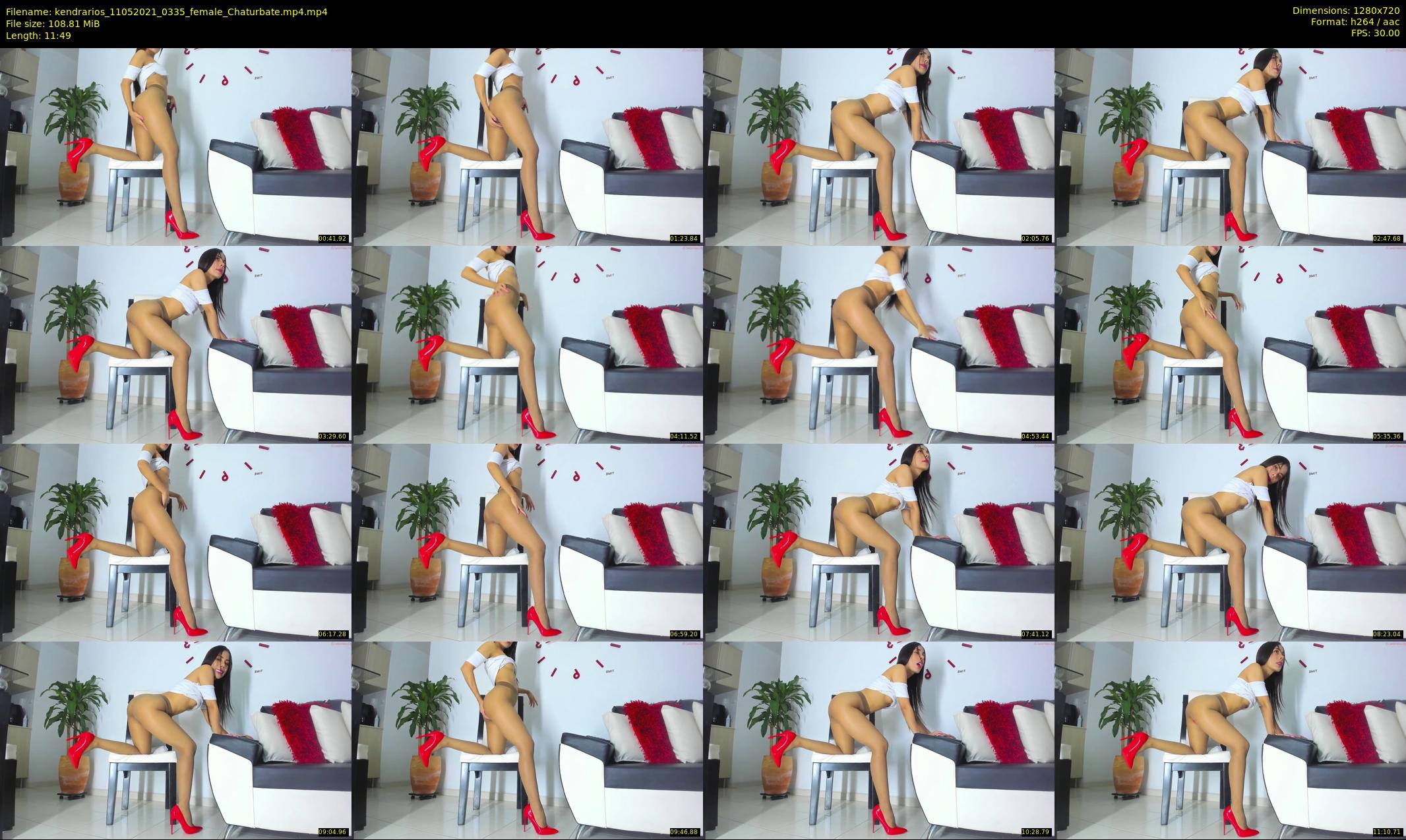 kendrarios — 12 minute Chaturbate female cam show recording, 720p, May 11, 2021