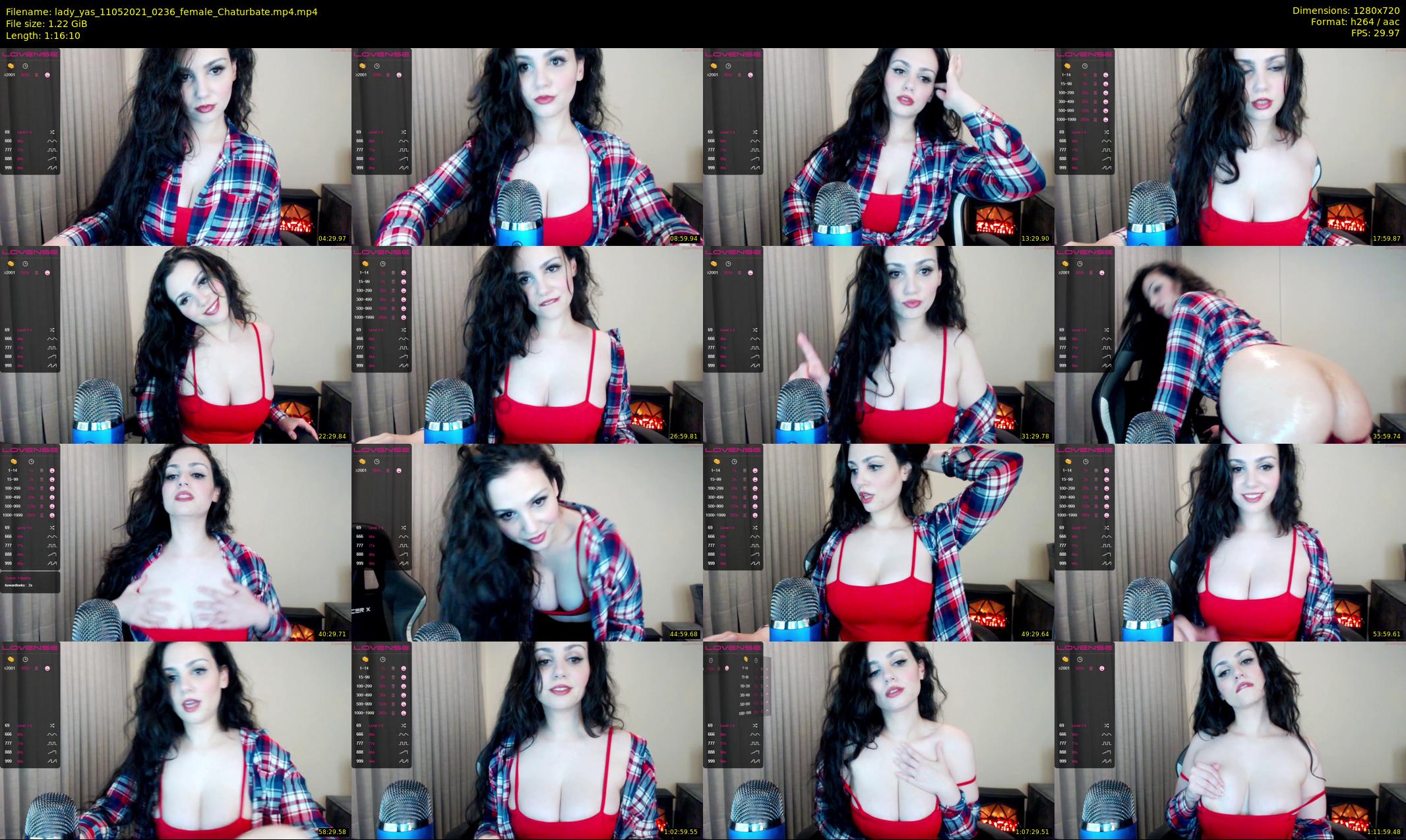 lady_yas — 77 minute Chaturbate female cam show recording, 720p, May 11, 2021