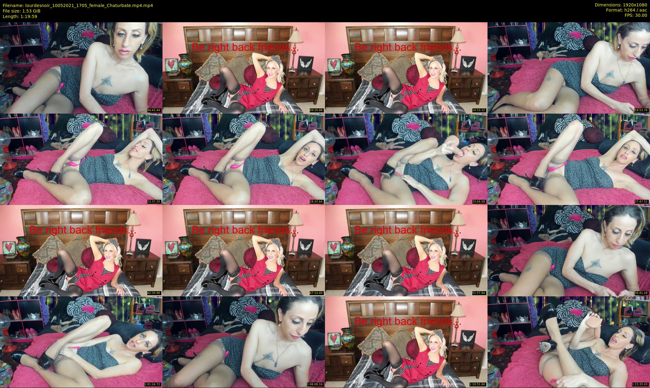 lourdesnoir — 80 minute Chaturbate female cam show recording, 1080p, May 10, 2021