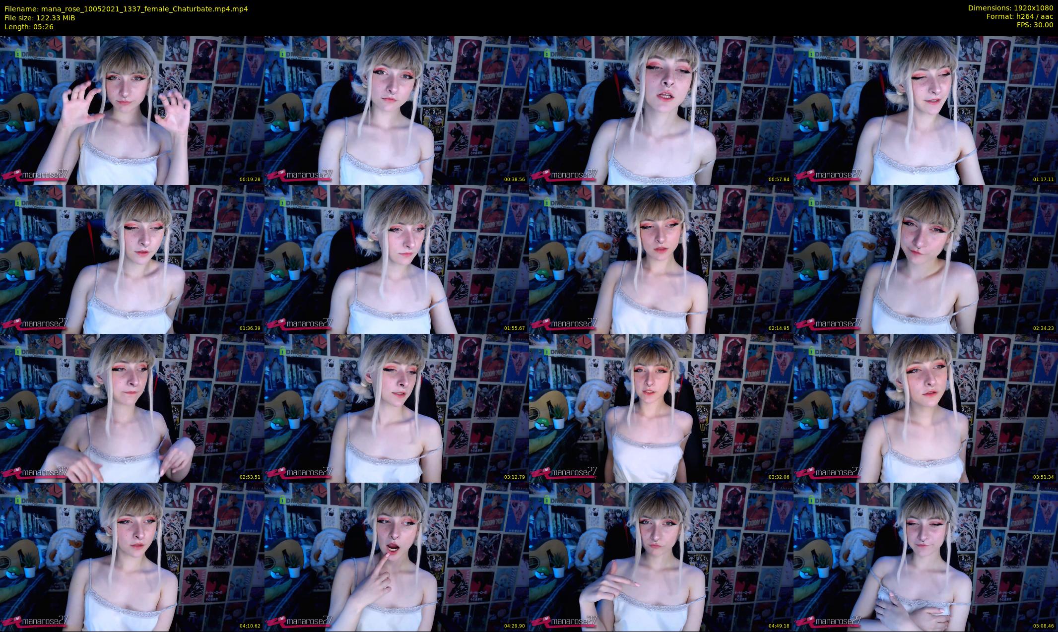 mana_rose — 6 minute Chaturbate female cam show recording, 1080p, May 10, 2021