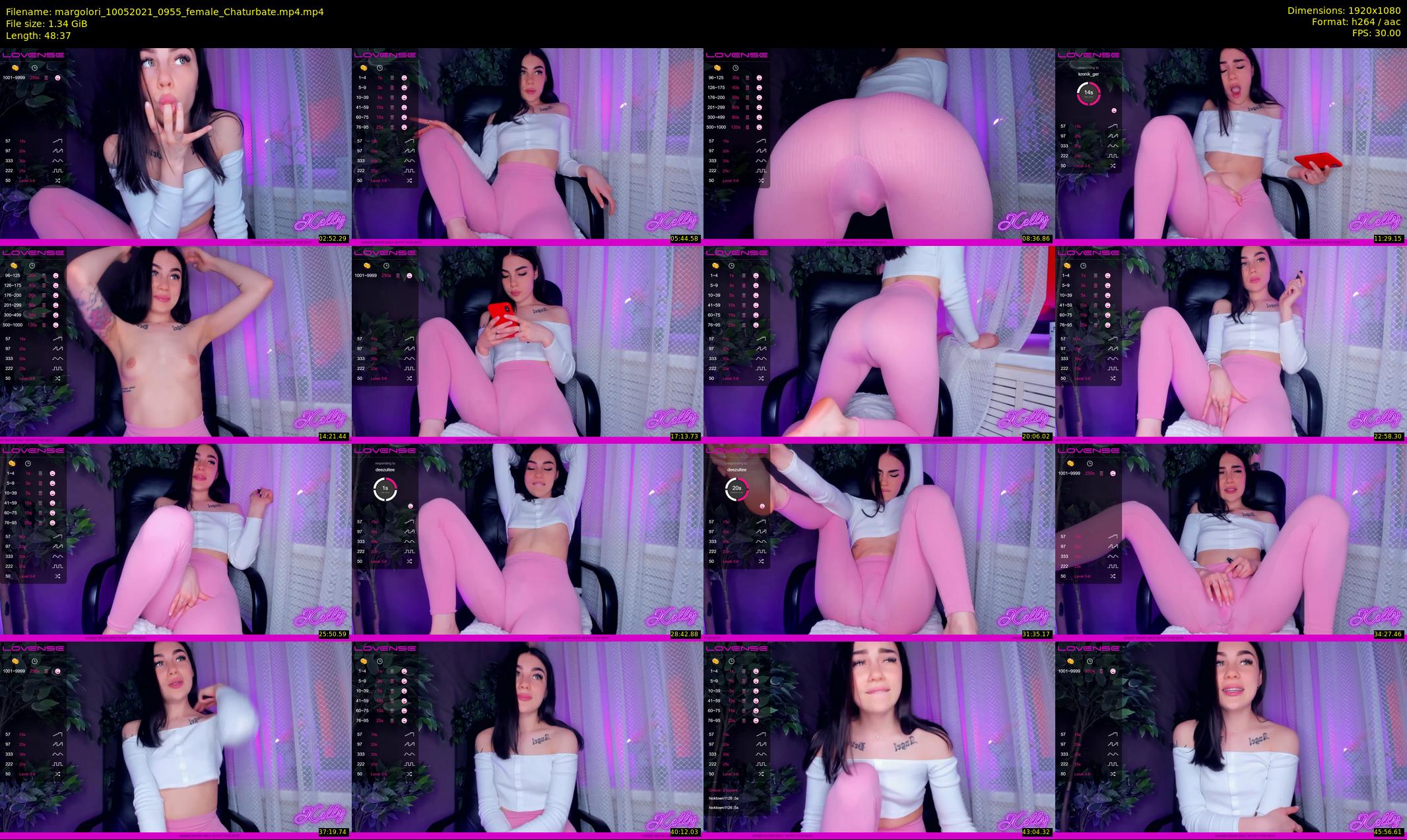 margolori — 49 minute Chaturbate couple cam show recording, 1080p, May 10, 2021