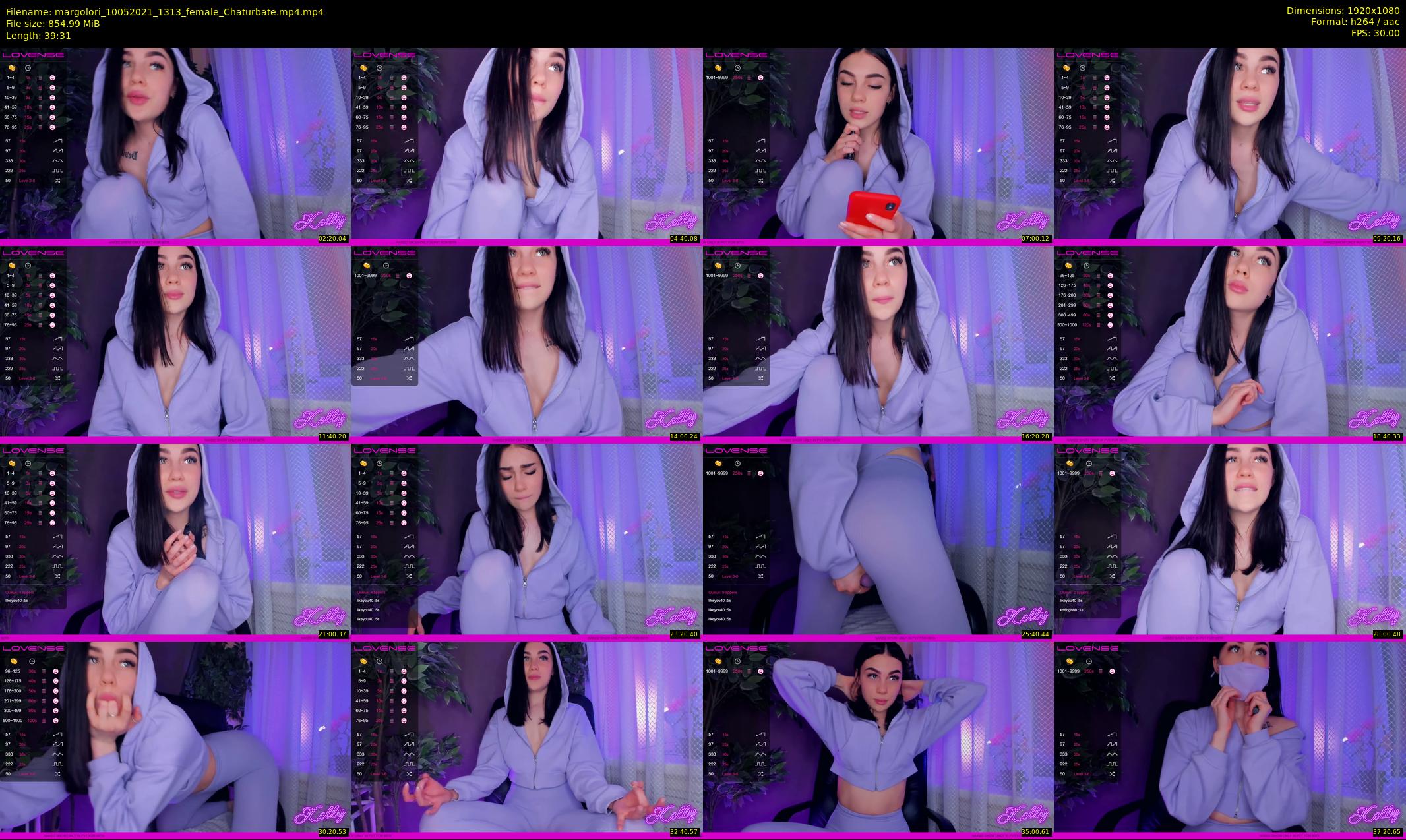 margolori — 40 minute Chaturbate couple cam show recording, 1080p, May 10, 2021