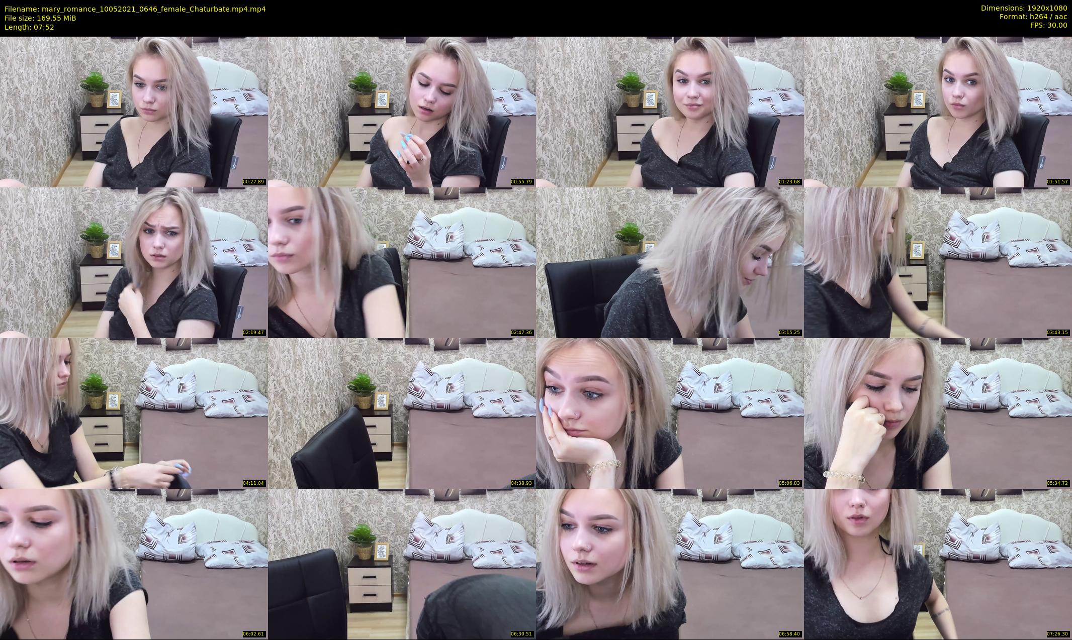 mary_romance — 8 minute Chaturbate female cam show recording, 1080p, May 10, 2021