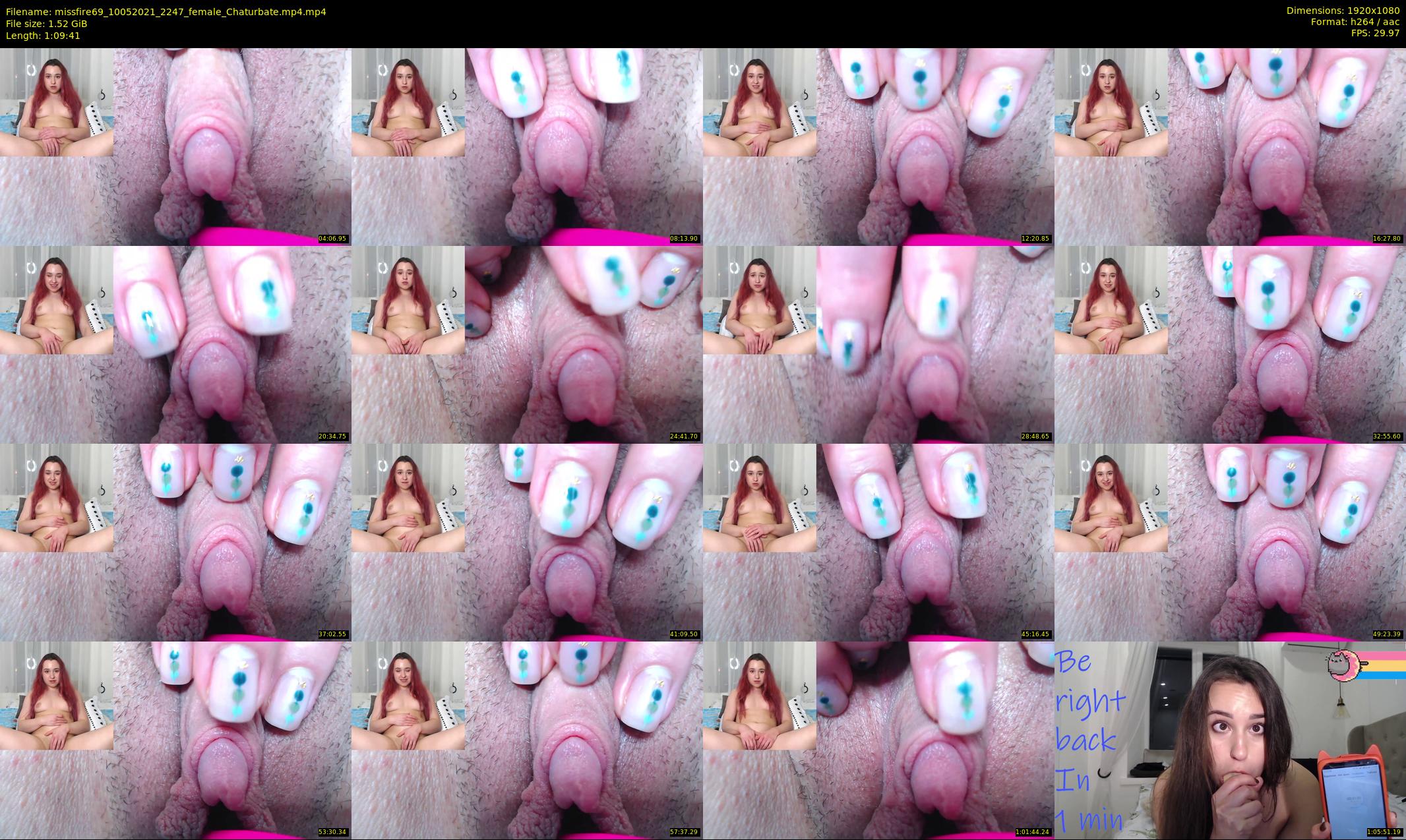 missfire69 — 70 minute Chaturbate female cam show recording, 1080p, May 10, 2021
