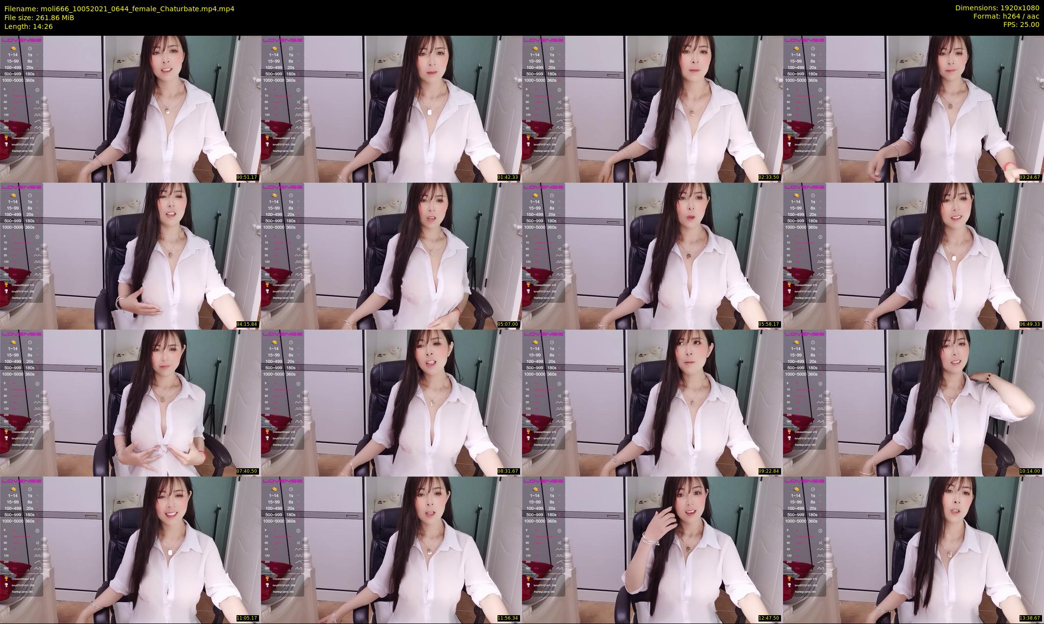 moli666 — 15 minute Chaturbate female cam show recording, 1080p, May 10, 2021
