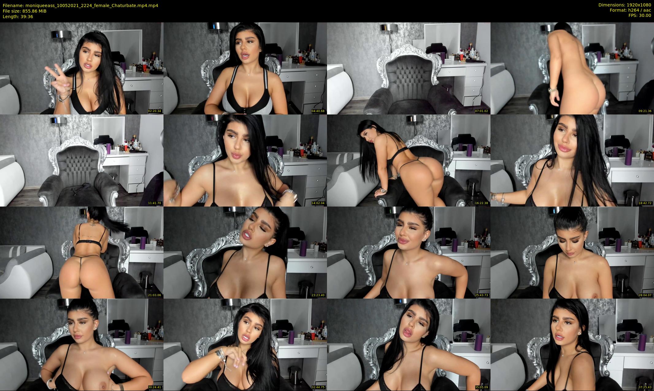 moniqueeass — 40 minute Chaturbate female cam show recording, 1080p, May 10, 2021