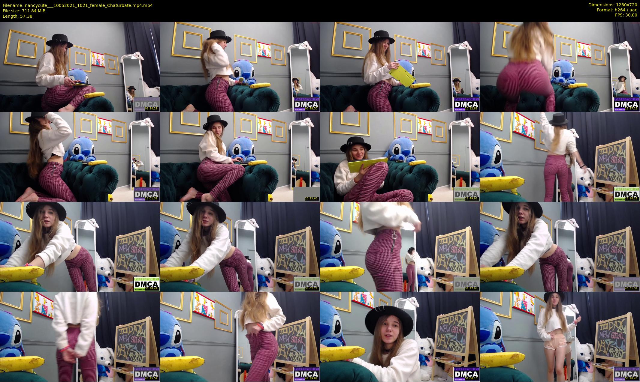 nancycute__ — 58 minute Chaturbate female cam show recording, 720p, May 10, 2021
