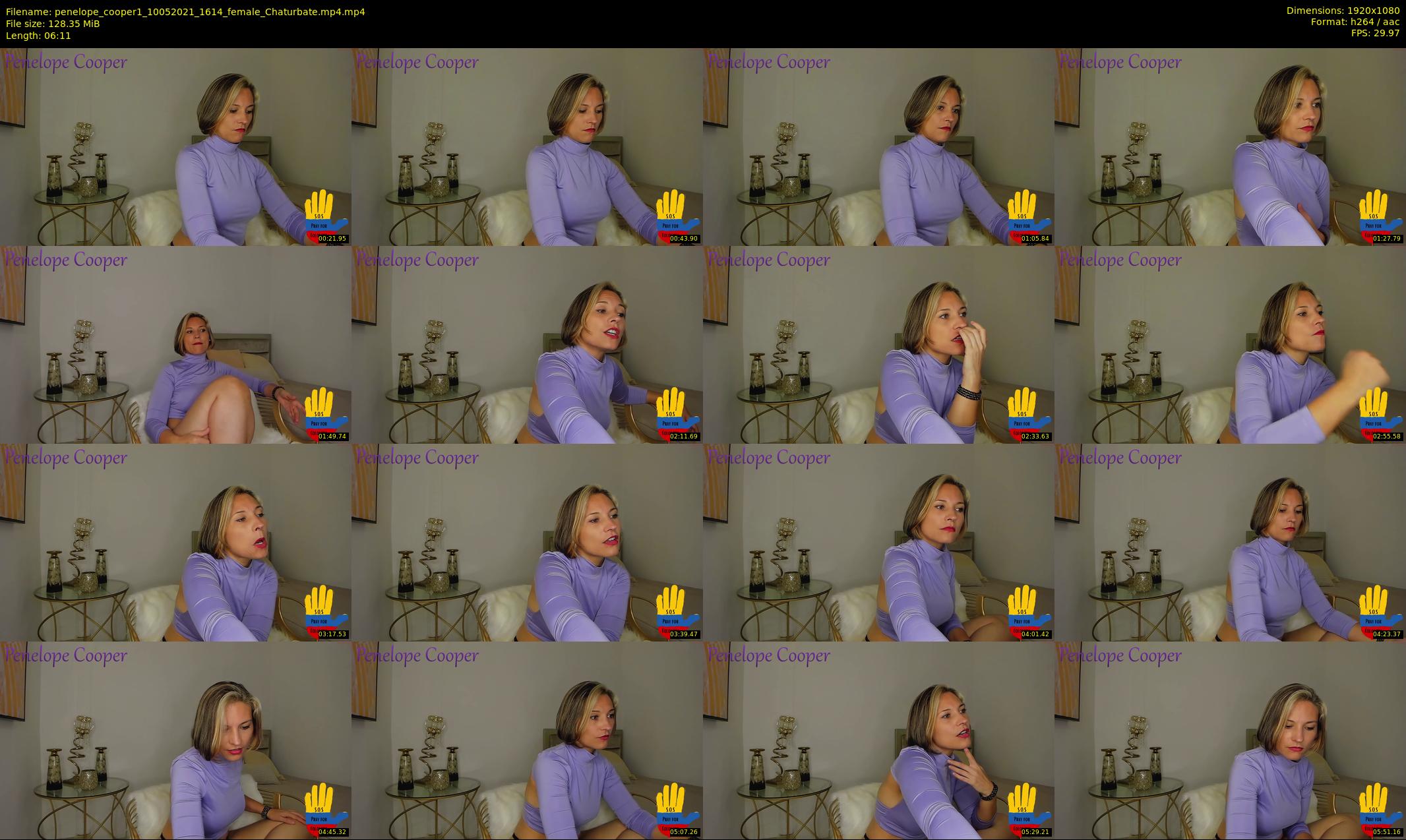 penelope_cooper1 — 7 minute Chaturbate female cam show recording, 1080p, May 10, 2021