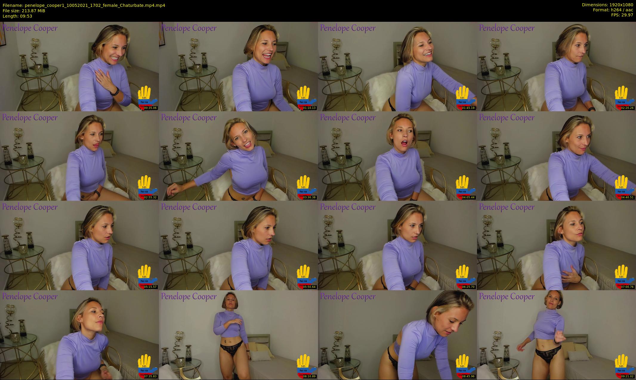 penelope_cooper1 — 10 minute Chaturbate female cam show recording, 1080p, May 10, 2021