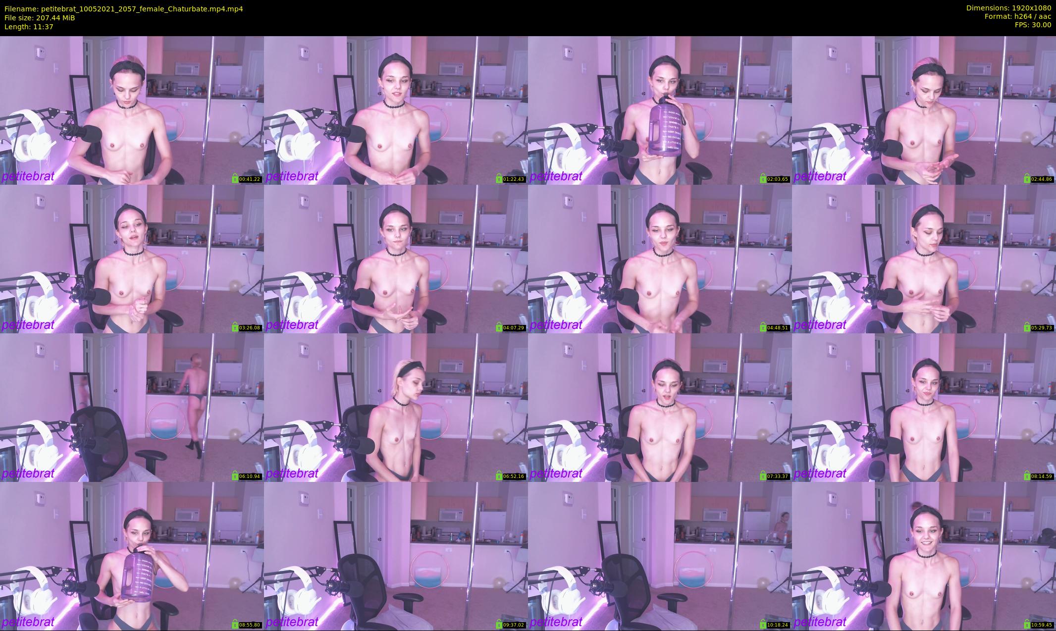 petitebrat — 12 minute Chaturbate female cam show recording, 1080p, May 10, 2021
