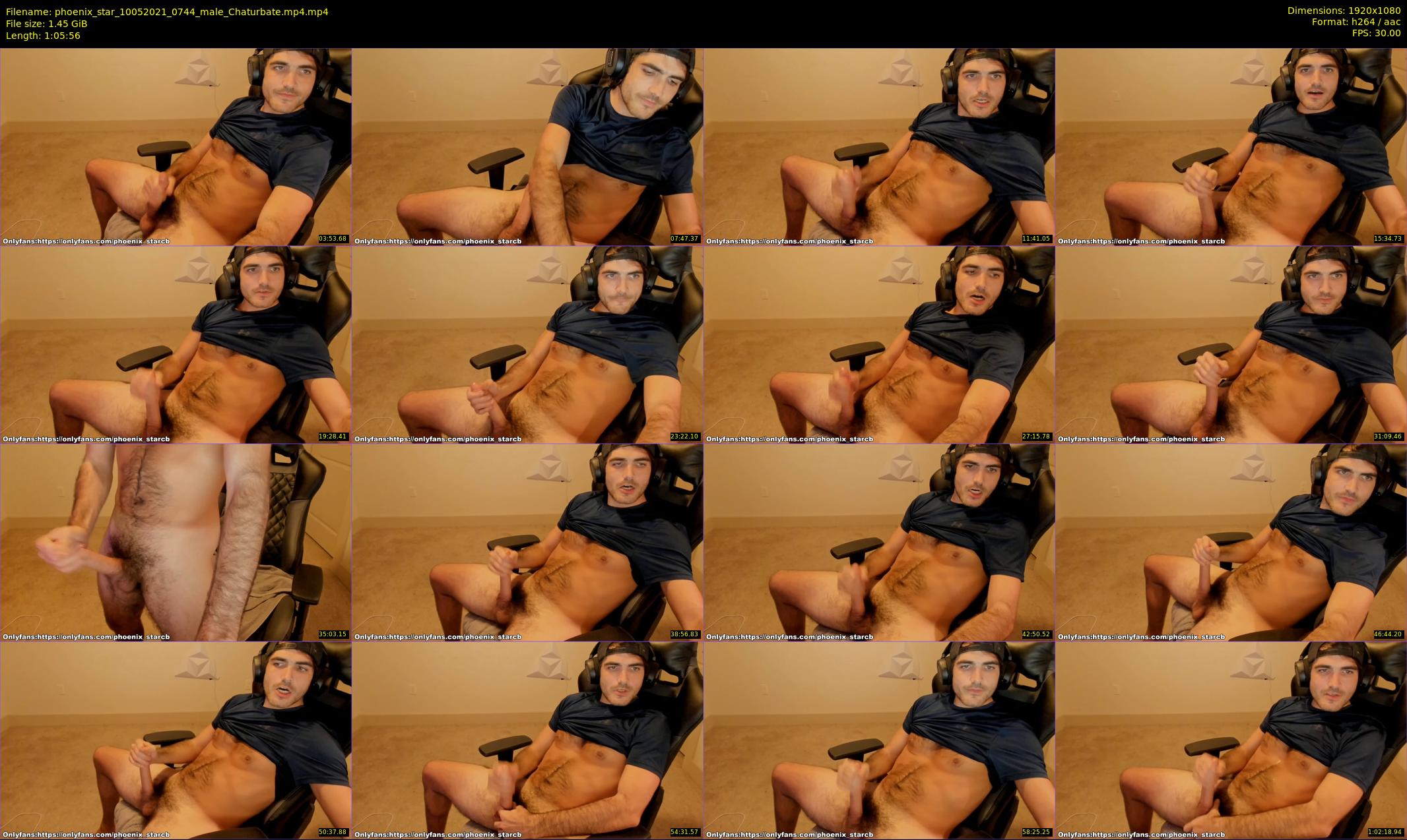 phoenix_star — 66 minute Chaturbate male cam show recording, 1080p, May 10, 2021