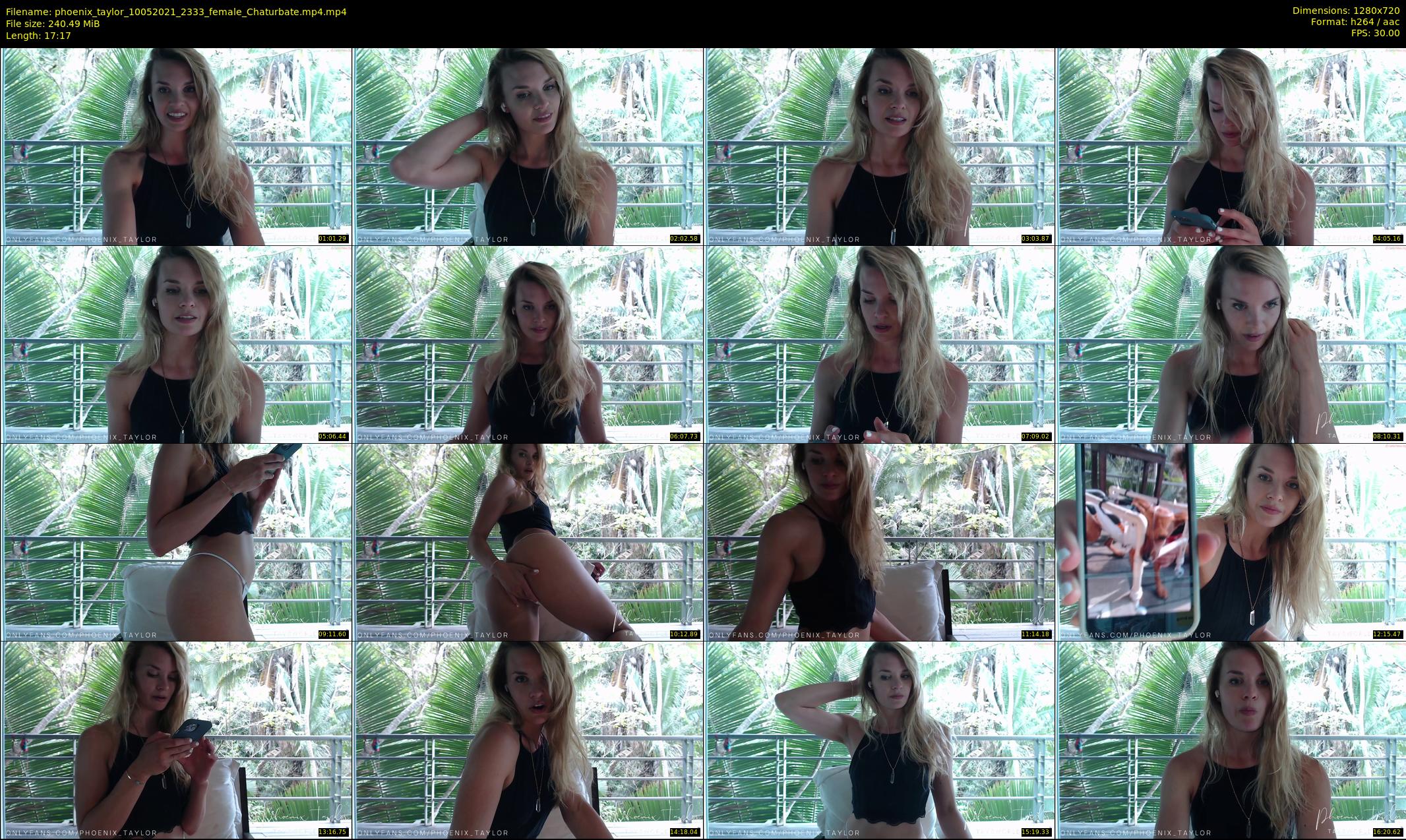 phoenix_taylor — 18 minute Chaturbate female cam show recording, 720p, May 10, 2021