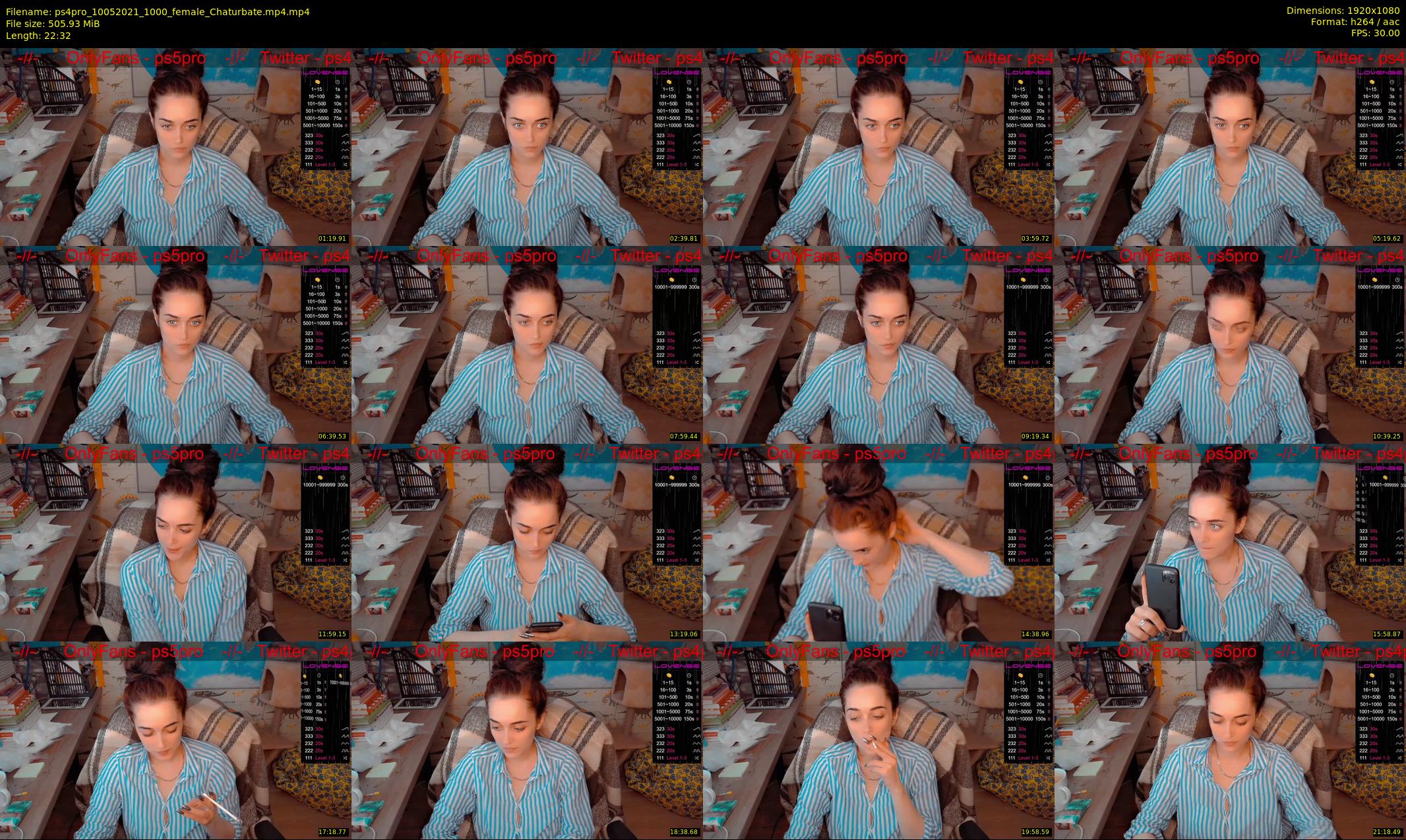 ps4pro — 23 minute Chaturbate female cam show recording, 1080p, May 10, 2021
