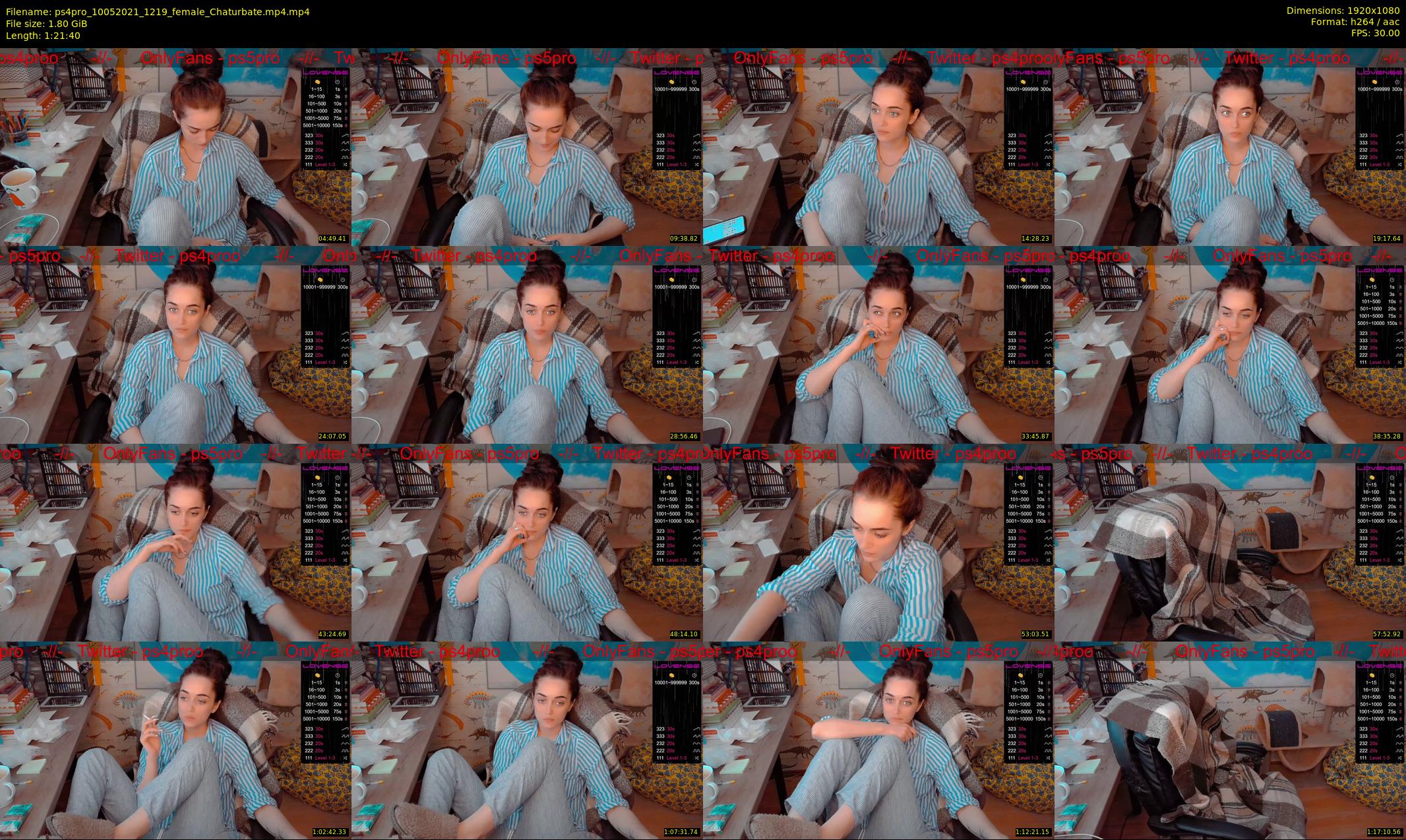 ps4pro — 82 minute Chaturbate female cam show recording, 1080p, May 10, 2021