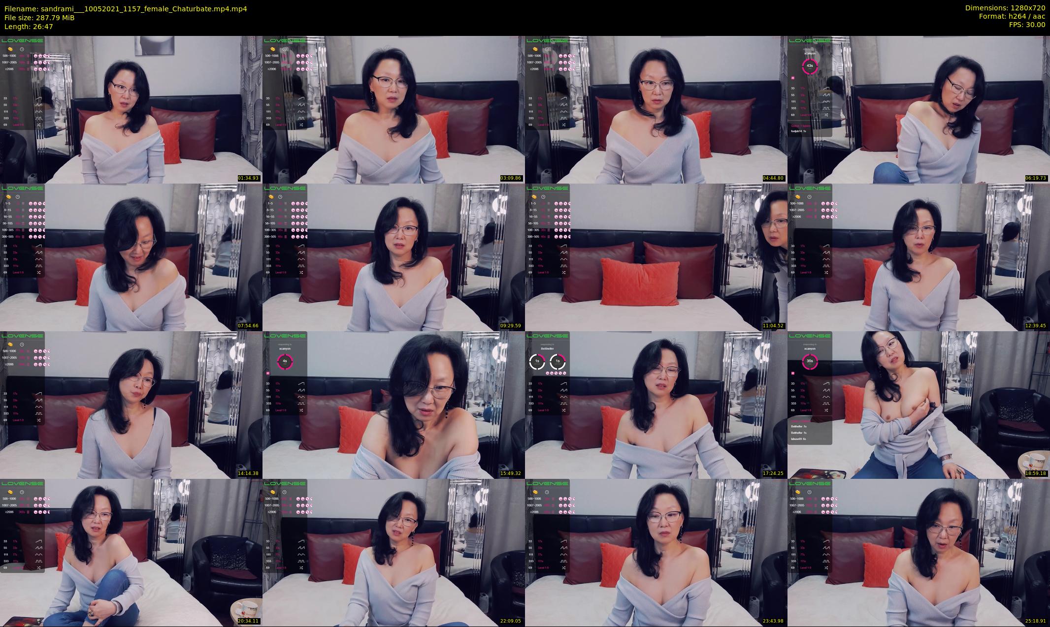 sandrami__ — 27 minute Chaturbate female cam show recording, 720p, May 10, 2021