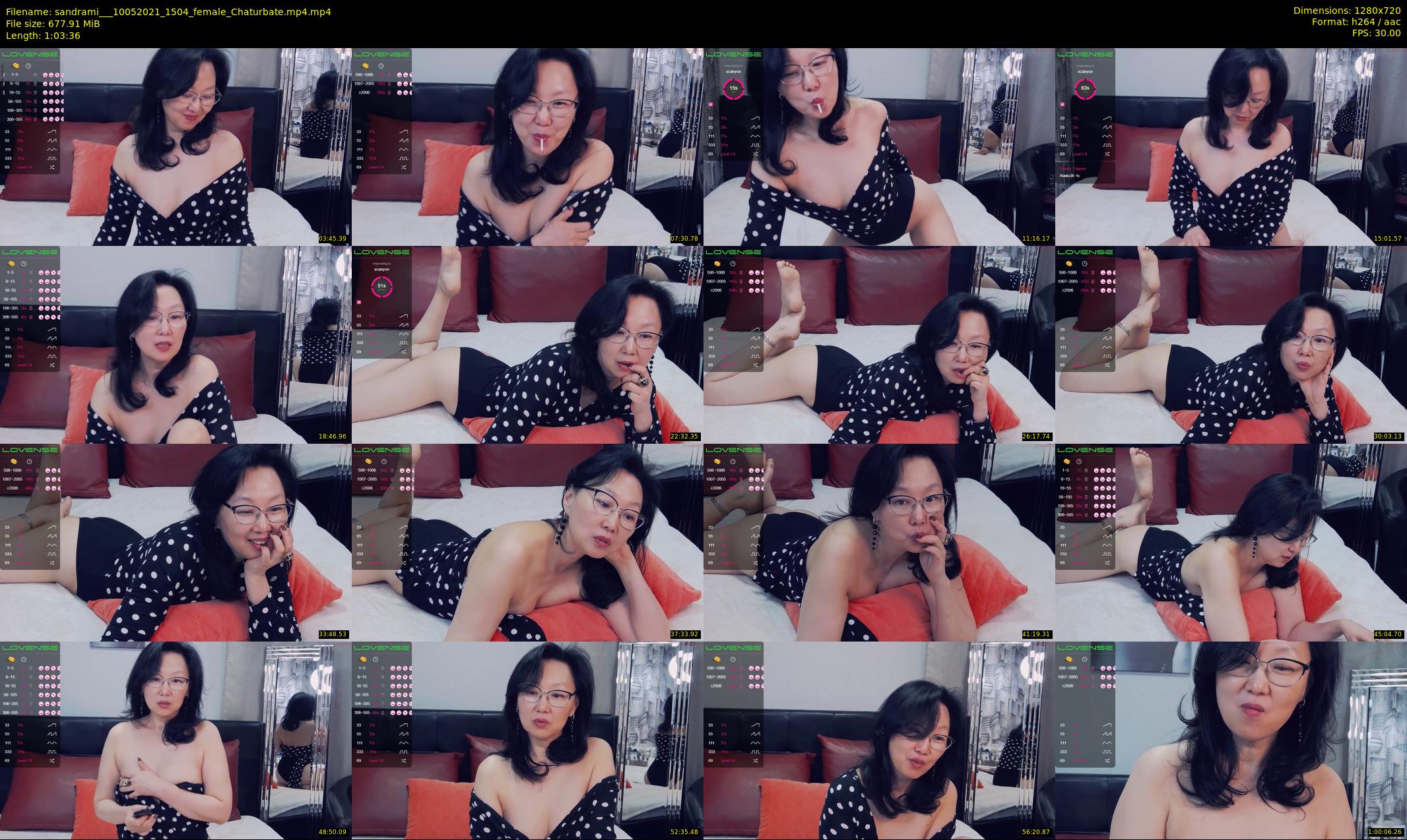 sandrami__ — 64 minute Chaturbate female cam show recording, 720p, May 10, 2021