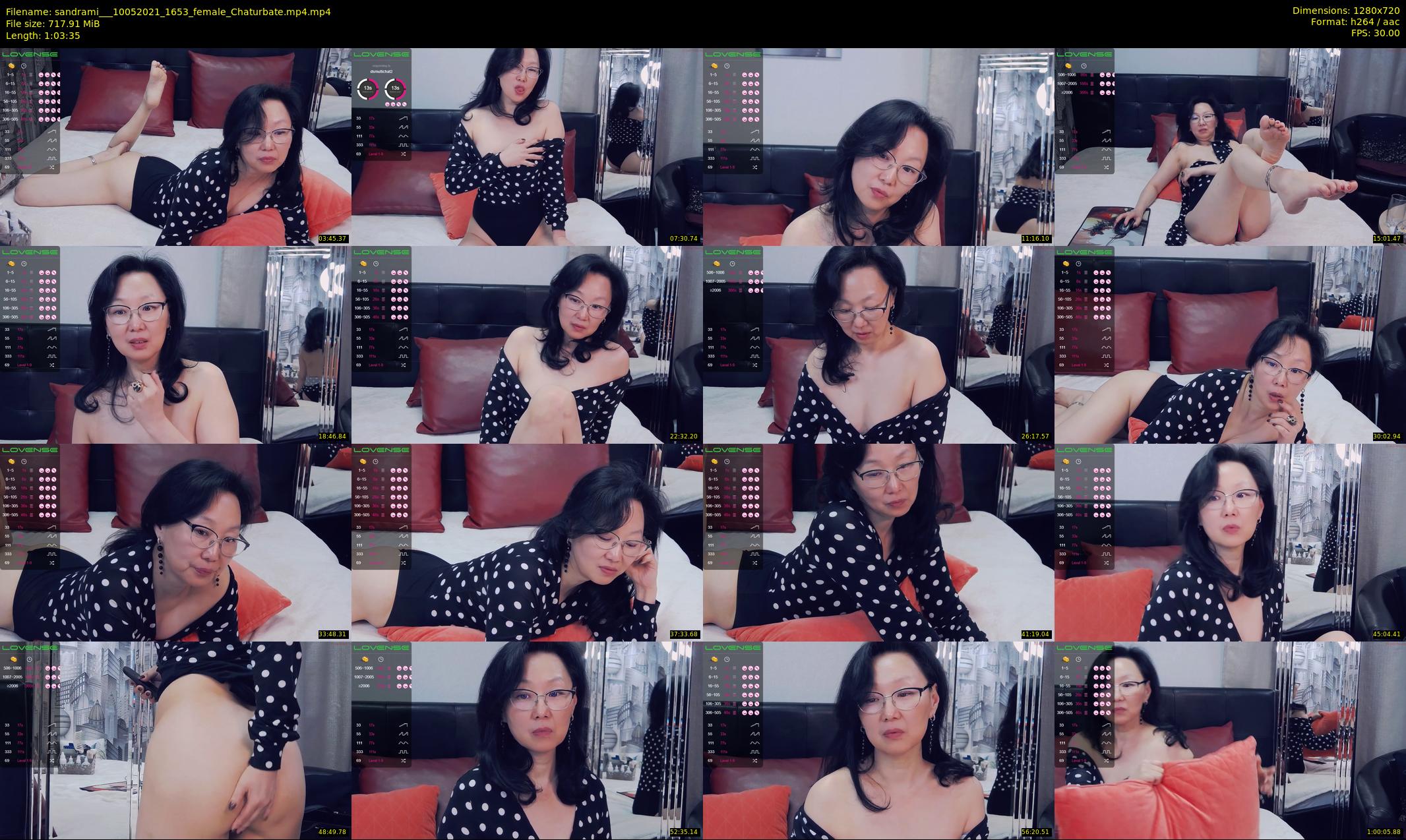 sandrami__ — 64 minute Chaturbate female cam show recording, 720p, May 10, 2021