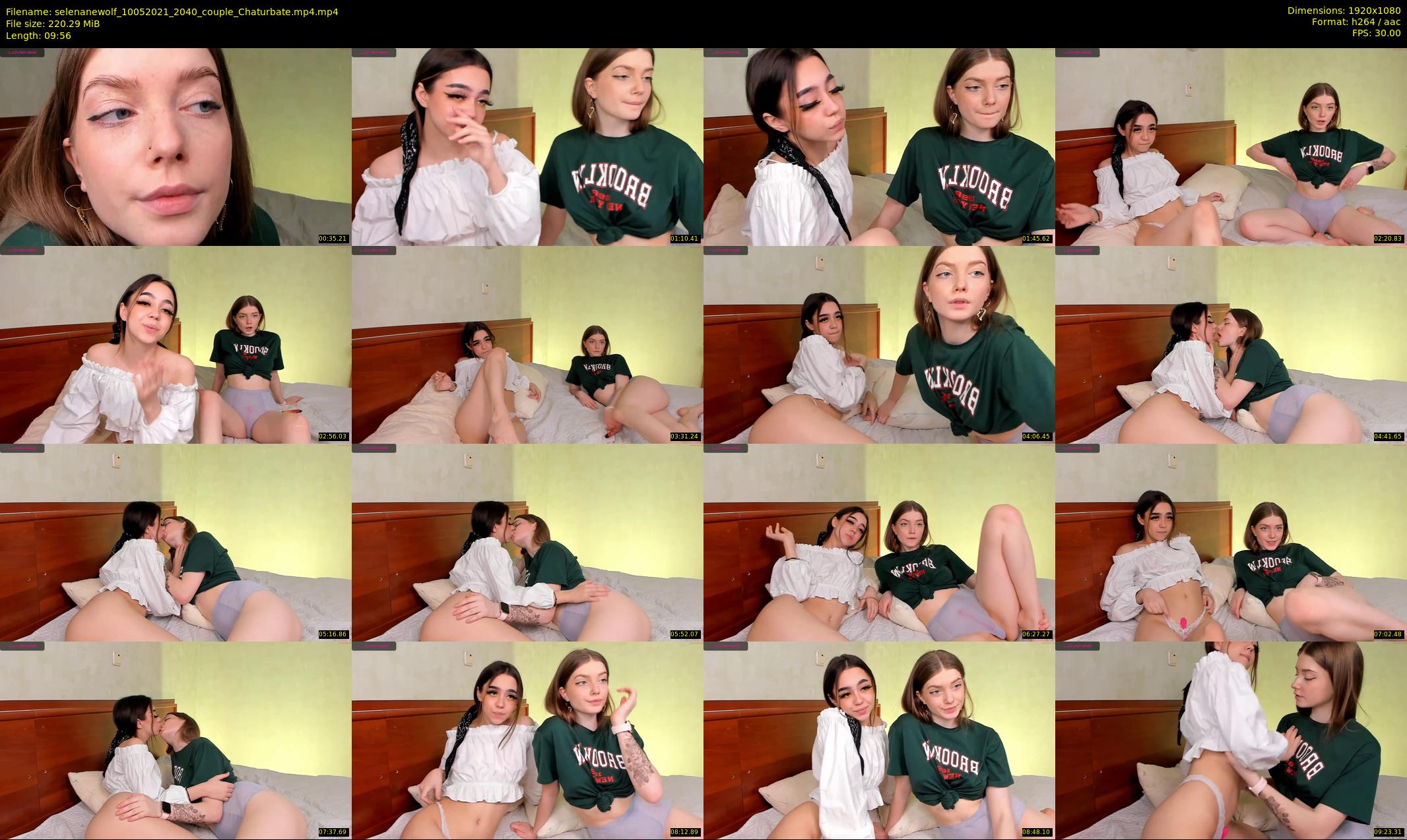 selenanewolf — 10 minute Chaturbate couple cam show recording, 1080p, May 10, 2021