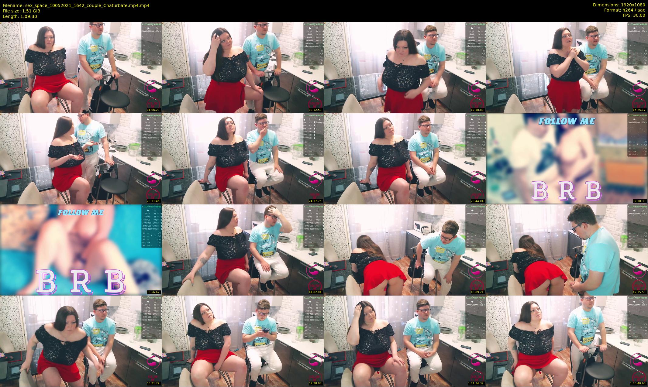 sex_space — 70 minute Chaturbate couple cam show recording, 1080p, May 10, 2021