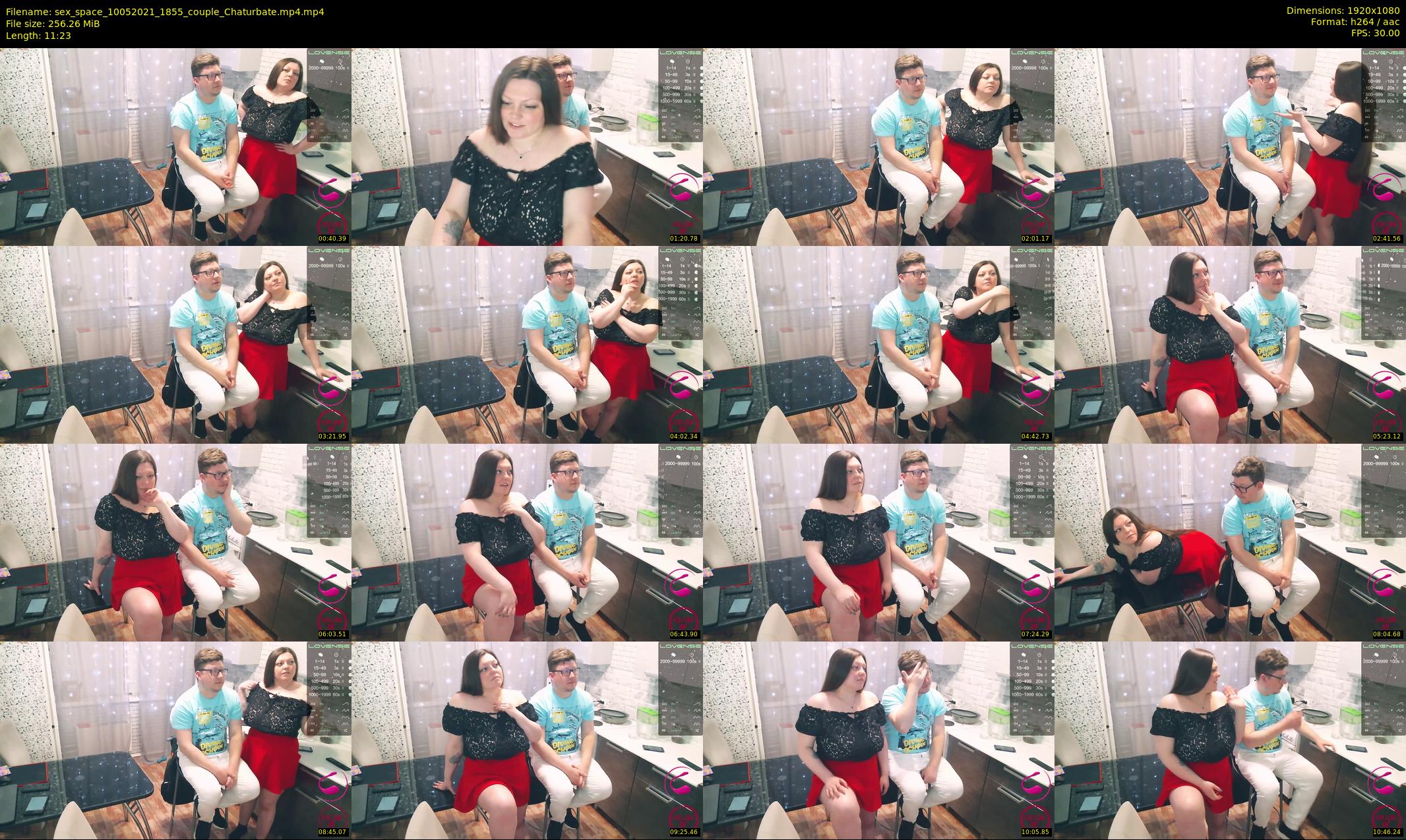 sex_space — 12 minute Chaturbate couple cam show recording, 1080p, May 10, 2021