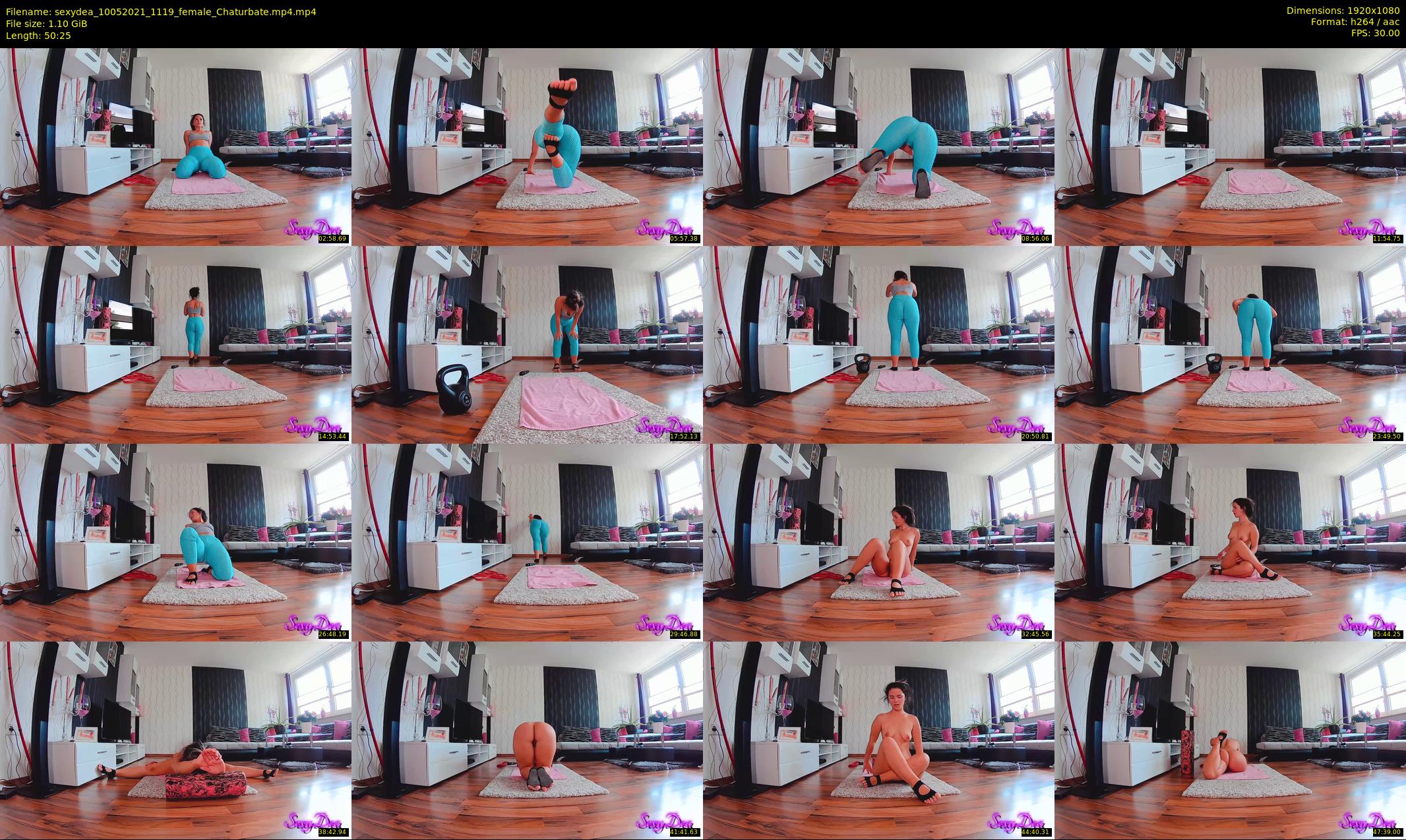 sexydea — 51 minute Chaturbate female cam show recording, 1080p, May 10, 2021