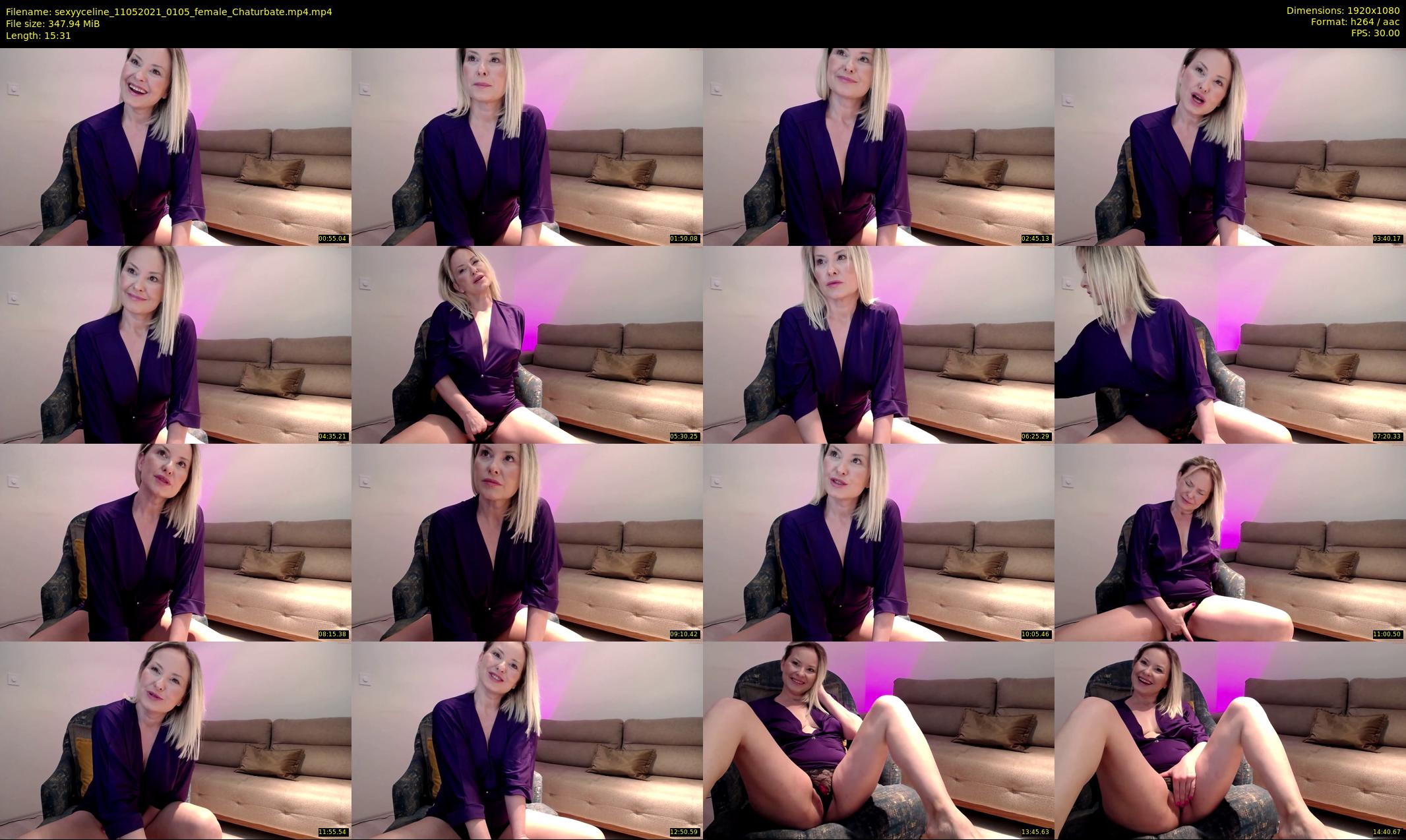 sexyyceline — 16 minute Chaturbate female cam show recording, 1080p, May 11, 2021