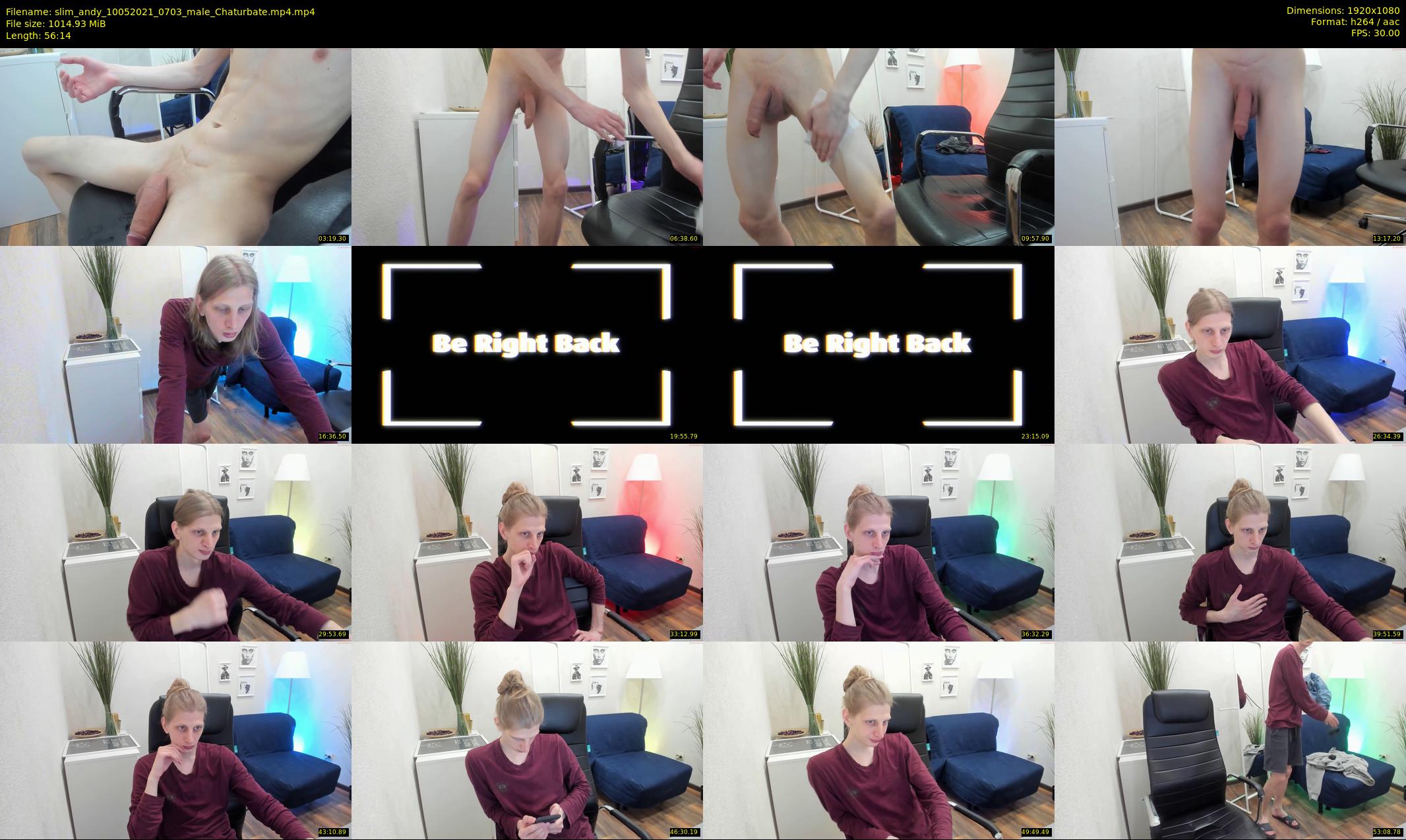 slim_andy — 57 minute Chaturbate male cam show recording, 1080p, May 10, 2021
