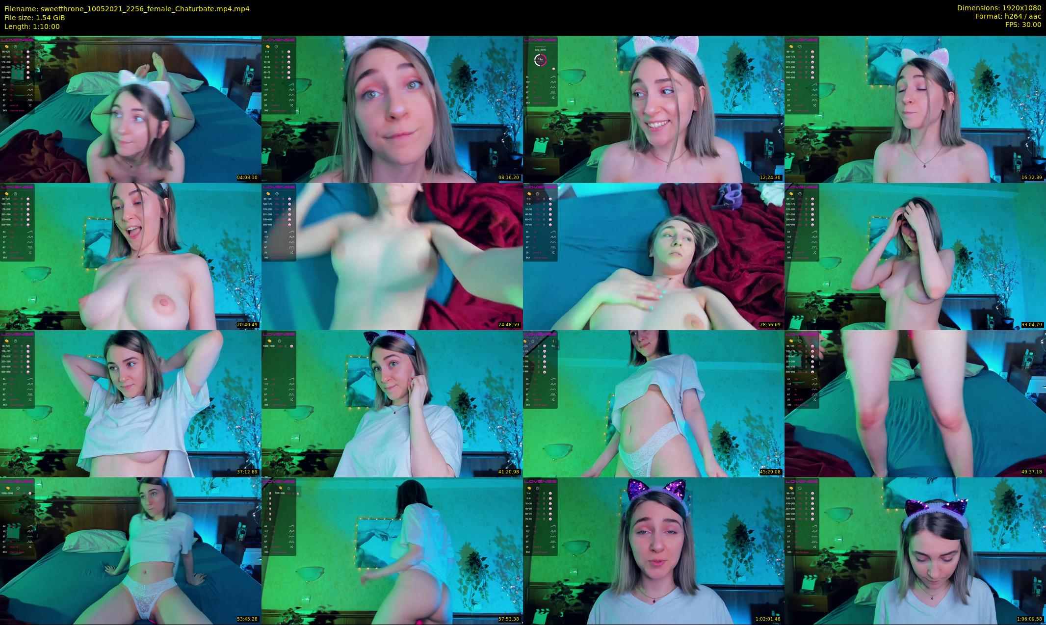 sweetthrone — 70 minute Chaturbate couple cam show recording, 1080p, May 10, 2021