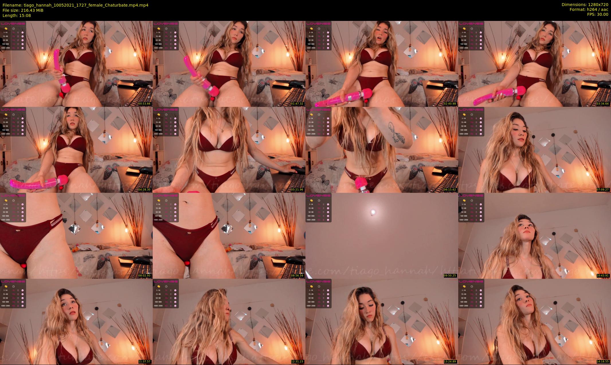 tiago_hannah — 16 minute Chaturbate couple cam show recording, 720p, May 10, 2021