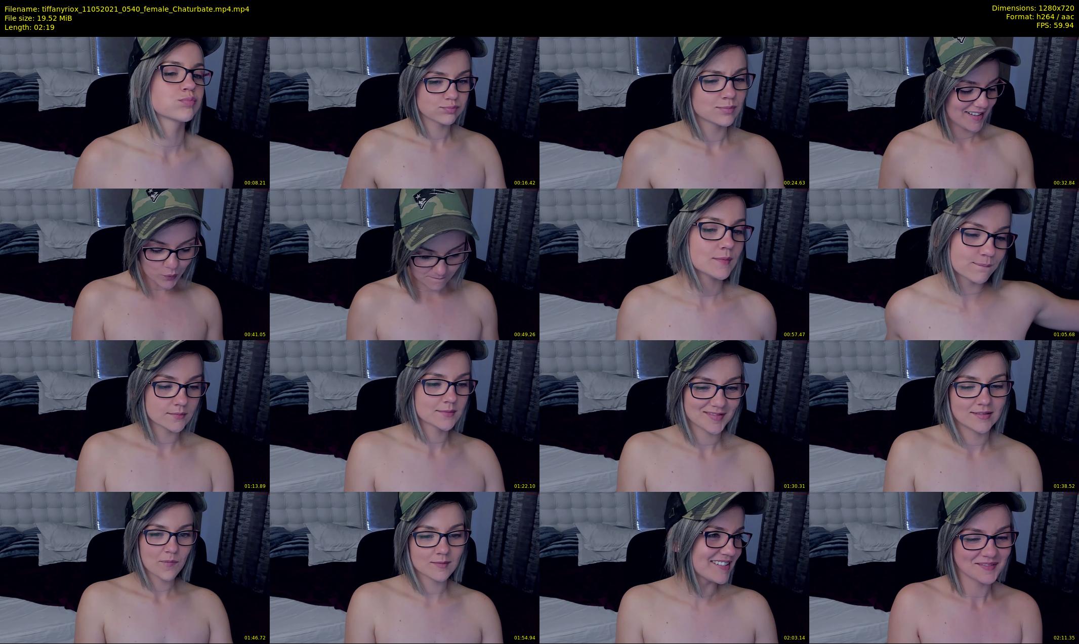 tiffanyriox — 3 minute Chaturbate female cam show recording, 720p, May 11, 2021