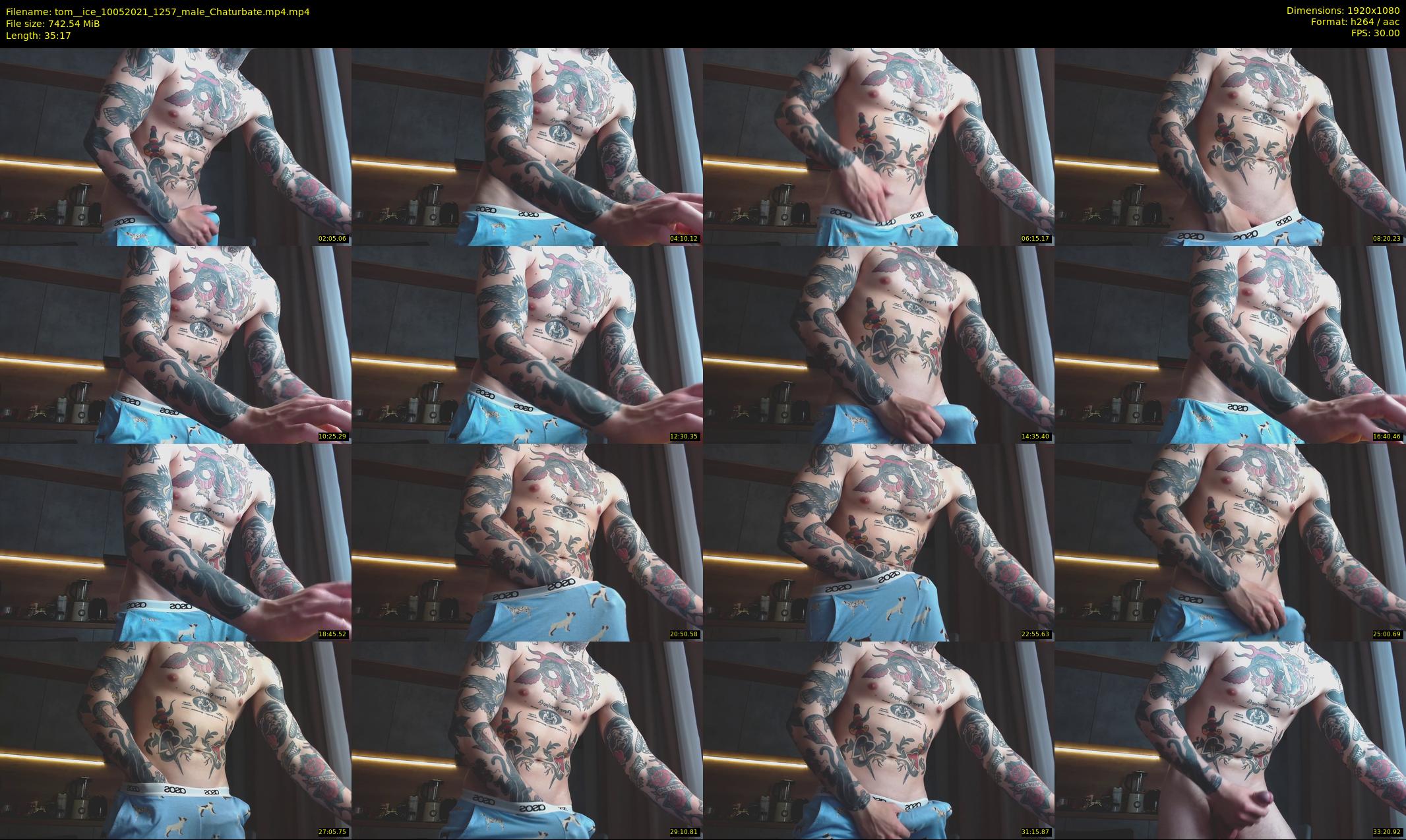 tom__ice — 36 minute Chaturbate male cam show recording, 1080p, May 10, 2021