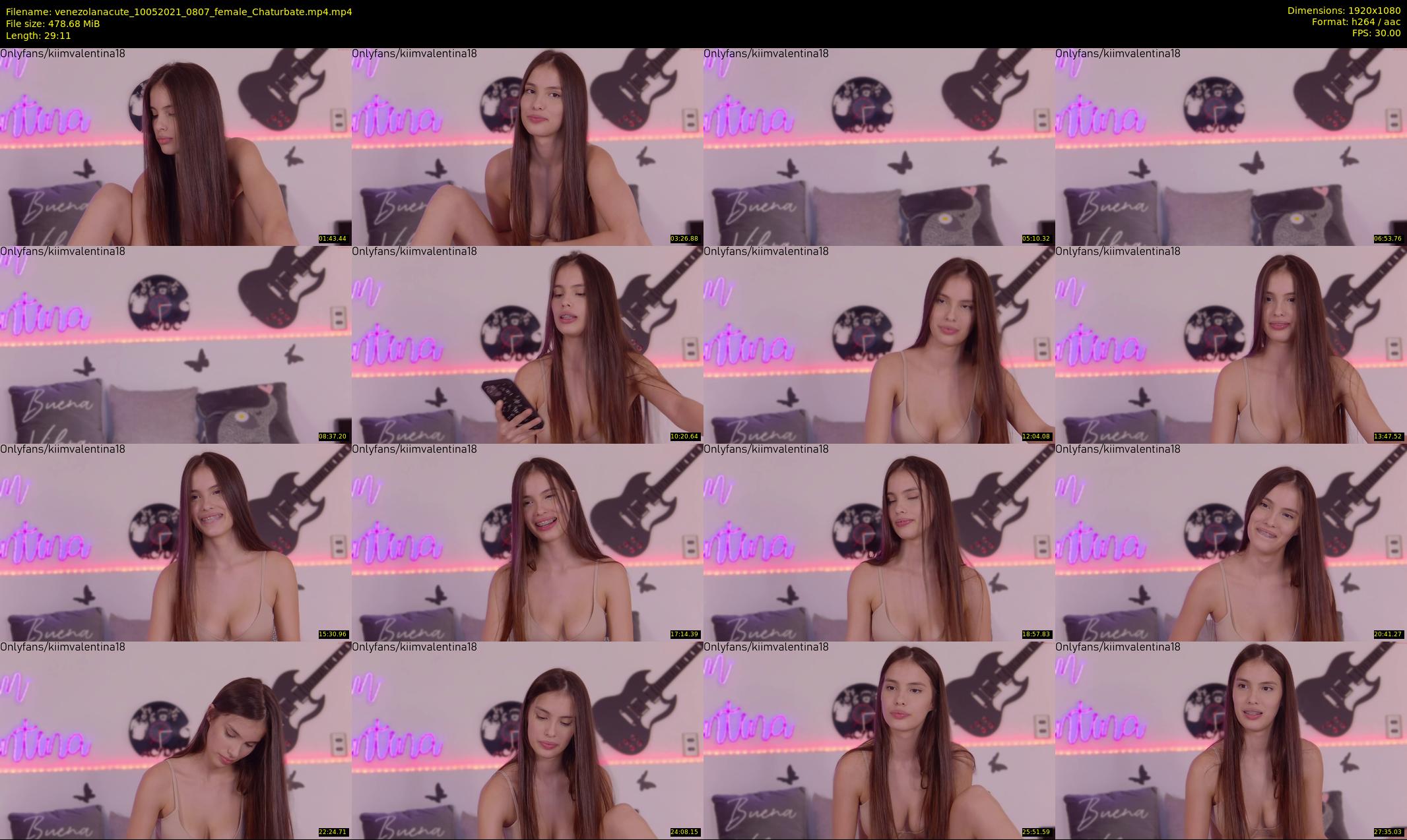 venezolanacute — 30 minute Chaturbate female cam show recording, 1080p, May 10, 2021