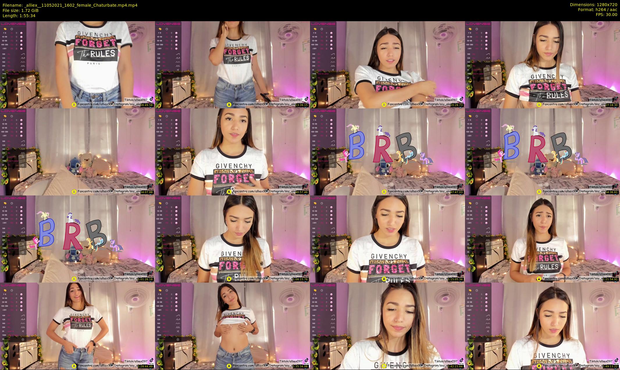_alliex_ — 116 minute Chaturbate female cam show recording, 720p, May 11, 2021