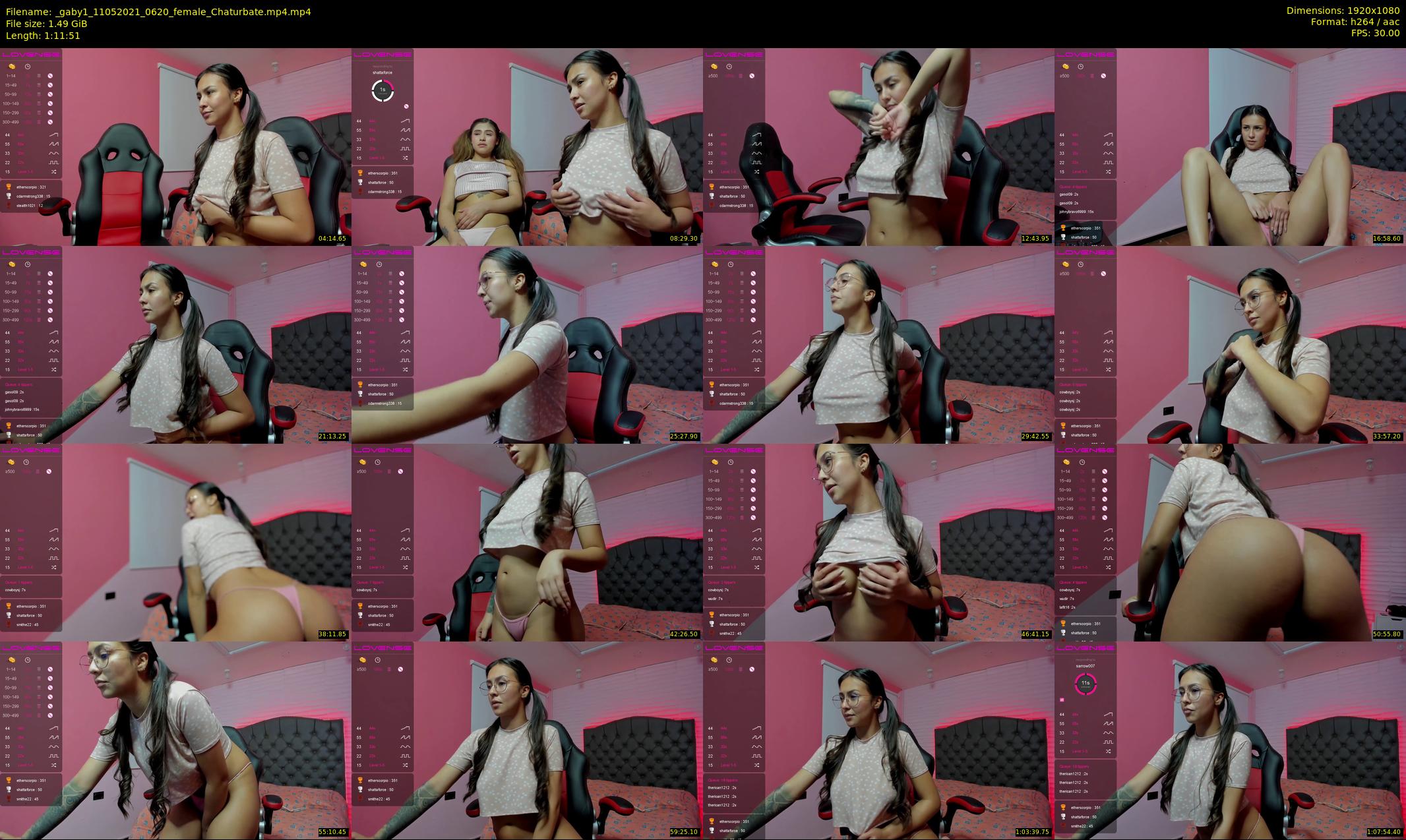 _gaby1 — 72 minute Chaturbate female cam show recording, 1080p, May 11, 2021