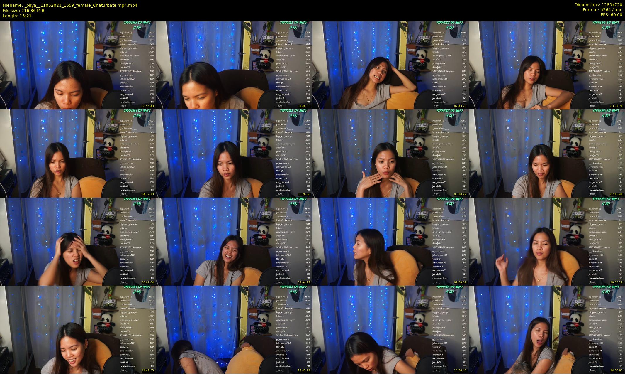 _pilya_ — 16 minute Chaturbate female cam show recording, 720p, May 11, 2021