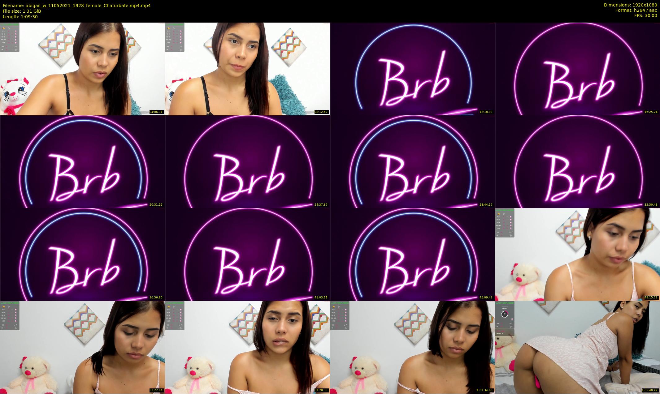 abigail_w — 70 minute Chaturbate female cam show recording, 1080p, May 11, 2021