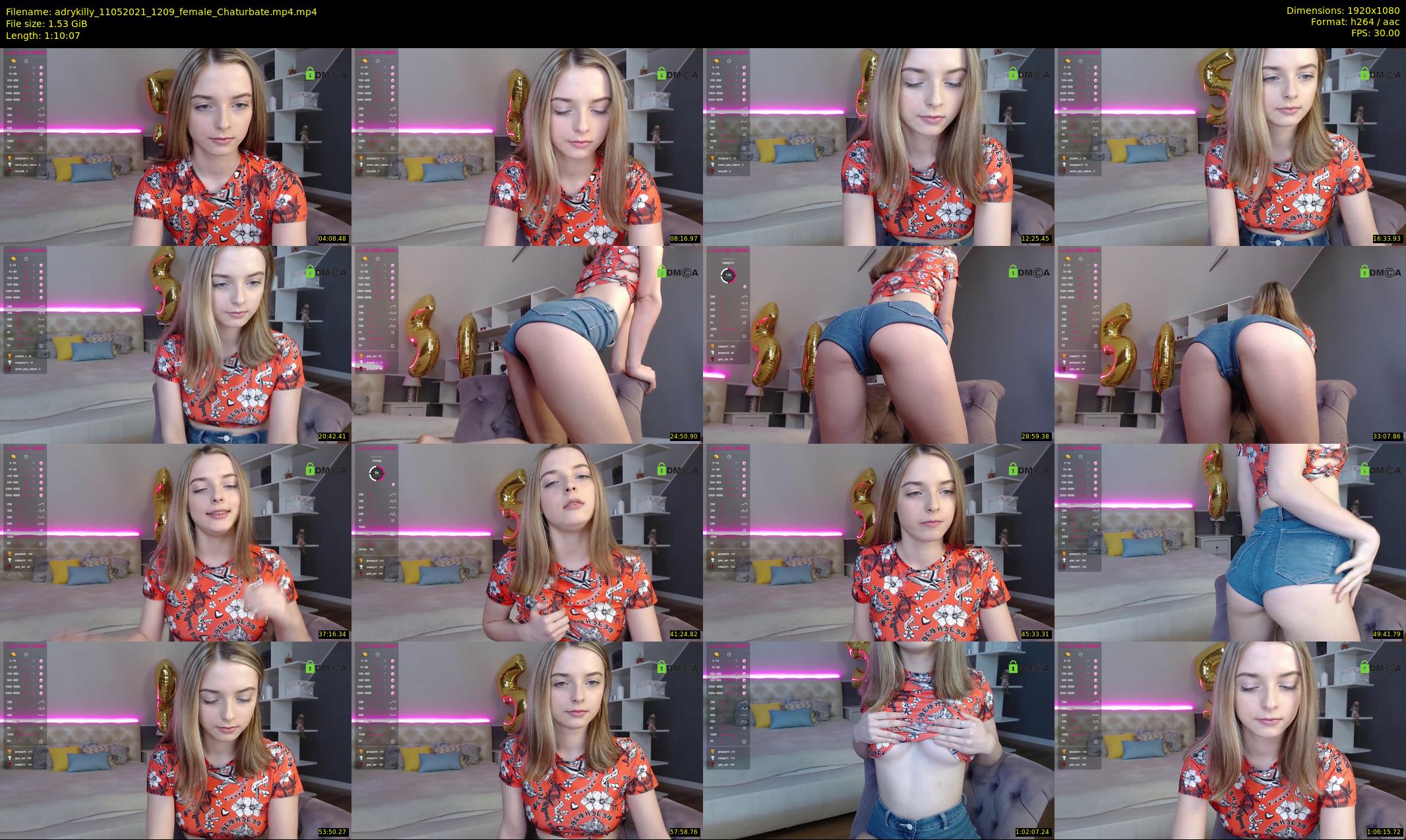 adrykilly — 71 minute Chaturbate female cam show recording, 1080p, May 11, 2021