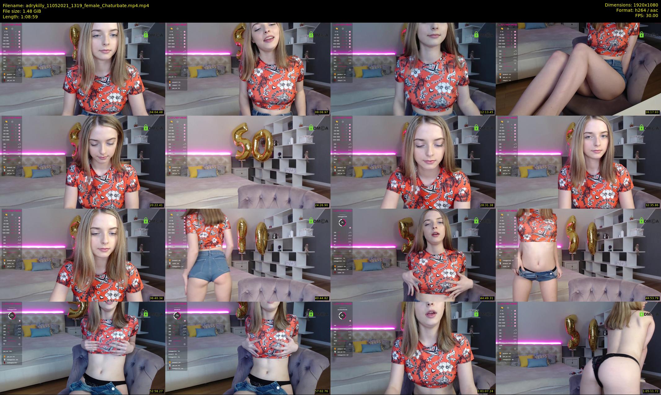 adrykilly — 69 minute Chaturbate female cam show recording, 1080p, May 11, 2021