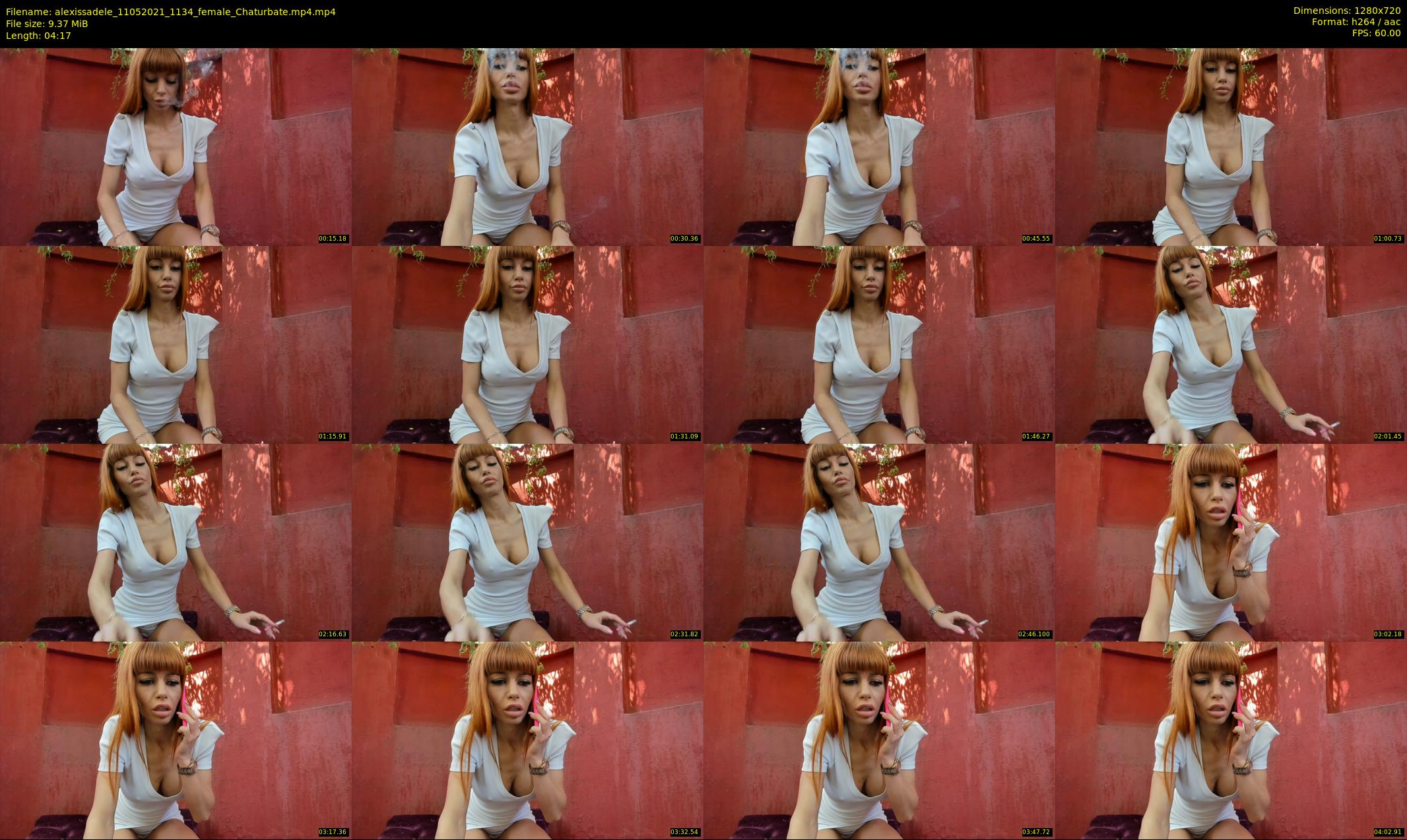 alexissadele — 5 minute Chaturbate female cam show recording, 720p, May 11, 2021