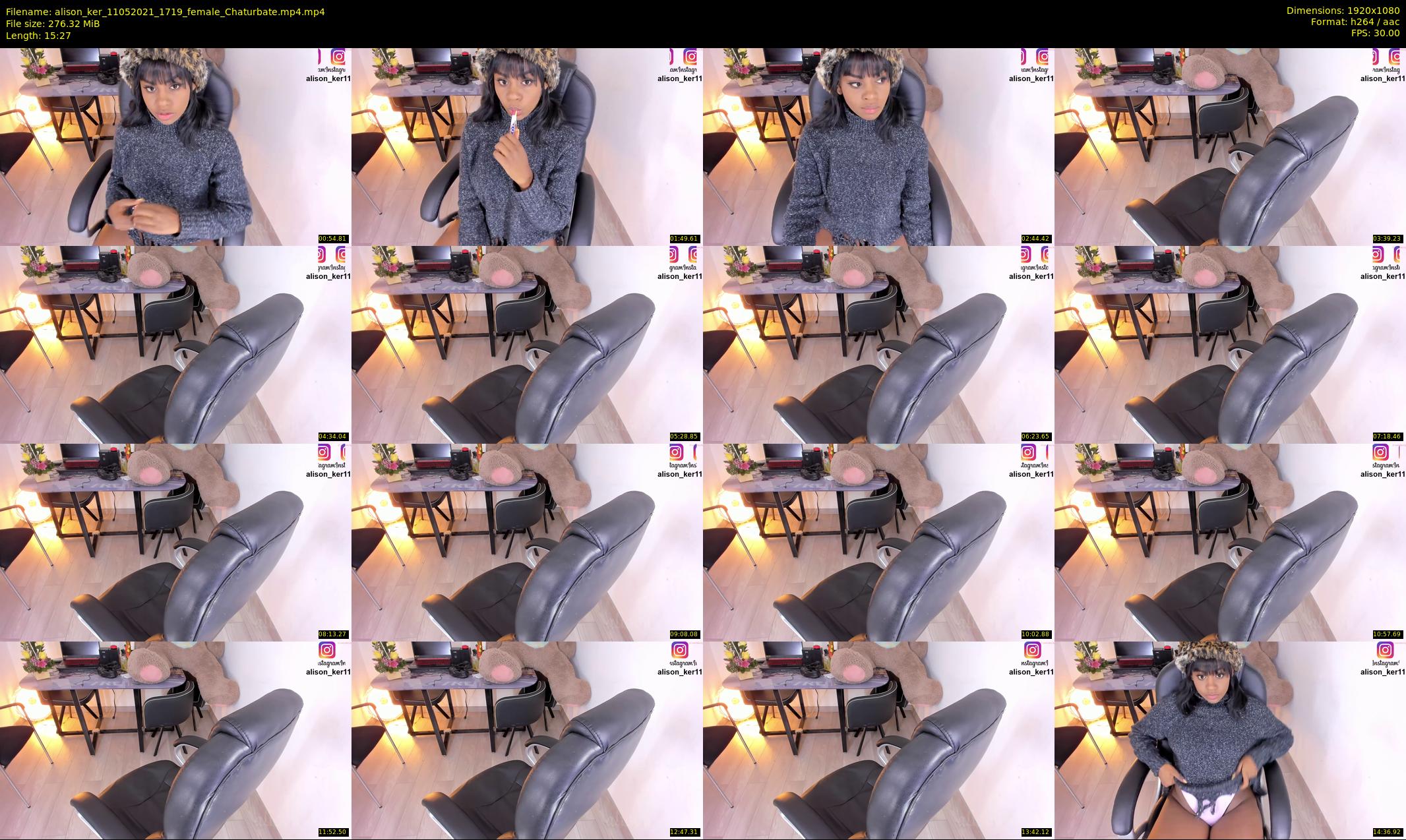 alison_ker — 16 minute Chaturbate female cam show recording, 1080p, May 11, 2021