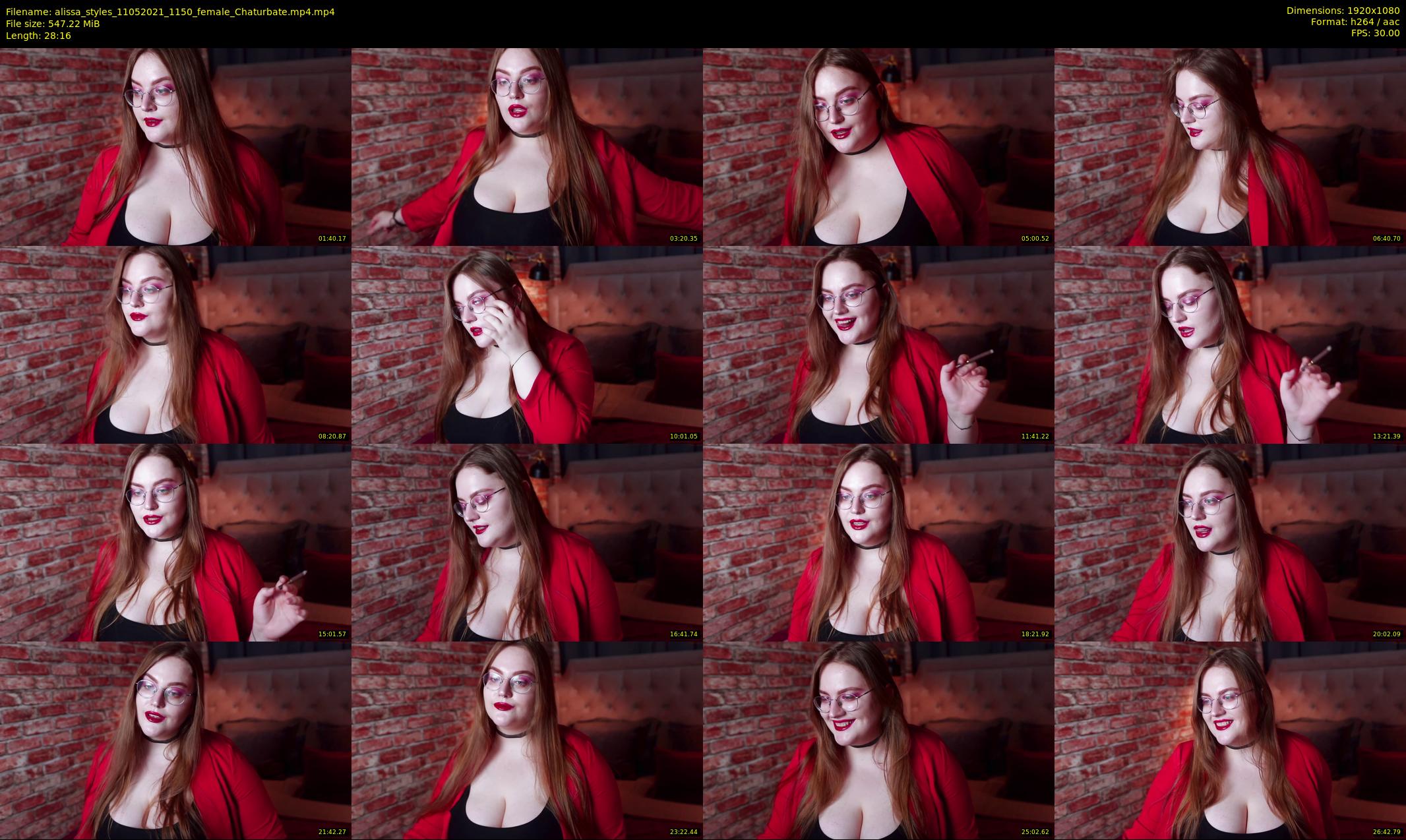 alissa_styles — 29 minute Chaturbate female cam show recording, 1080p, May 11, 2021