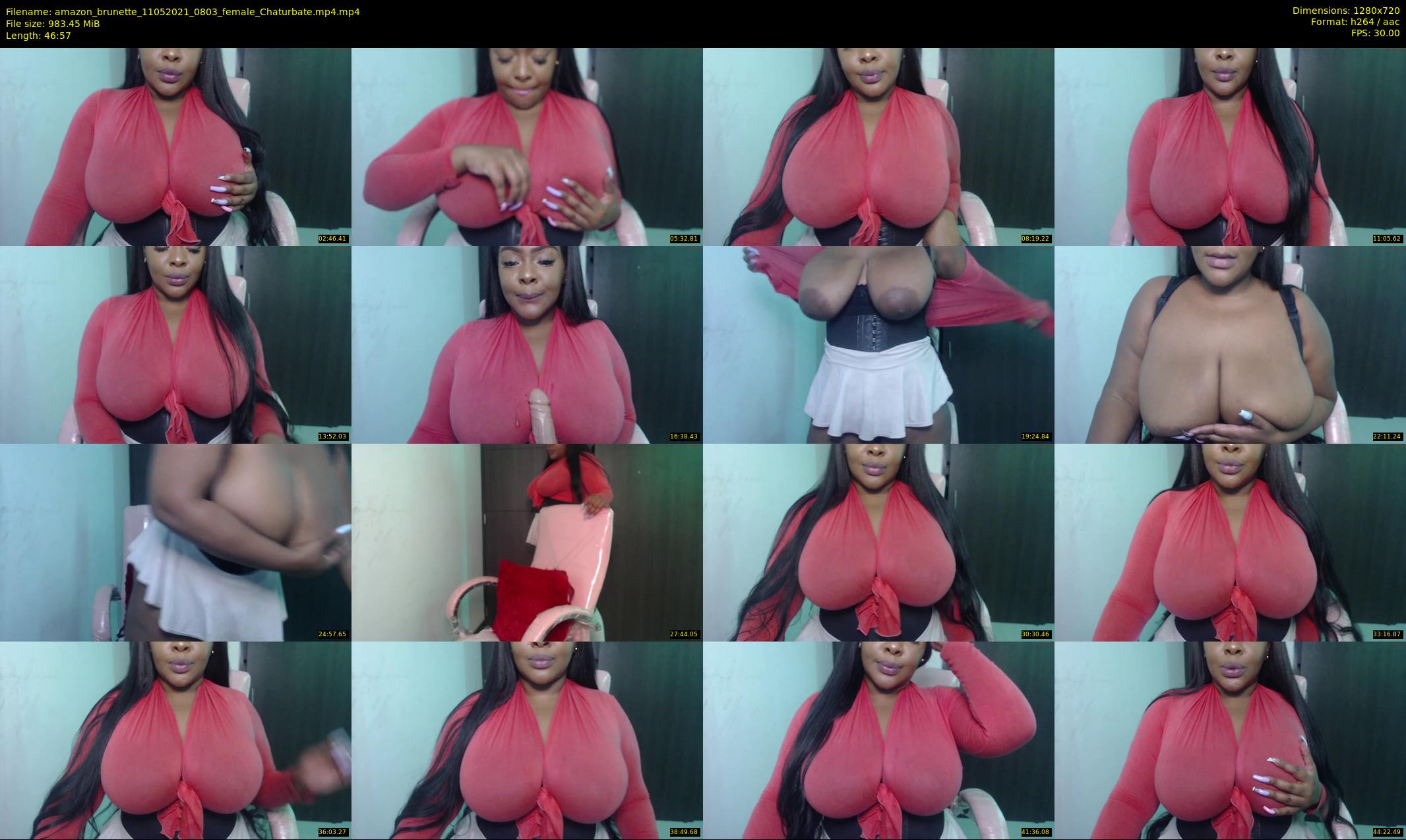amazon_brunette — 47 minute Chaturbate female cam show recording, 720p, May 11, 2021