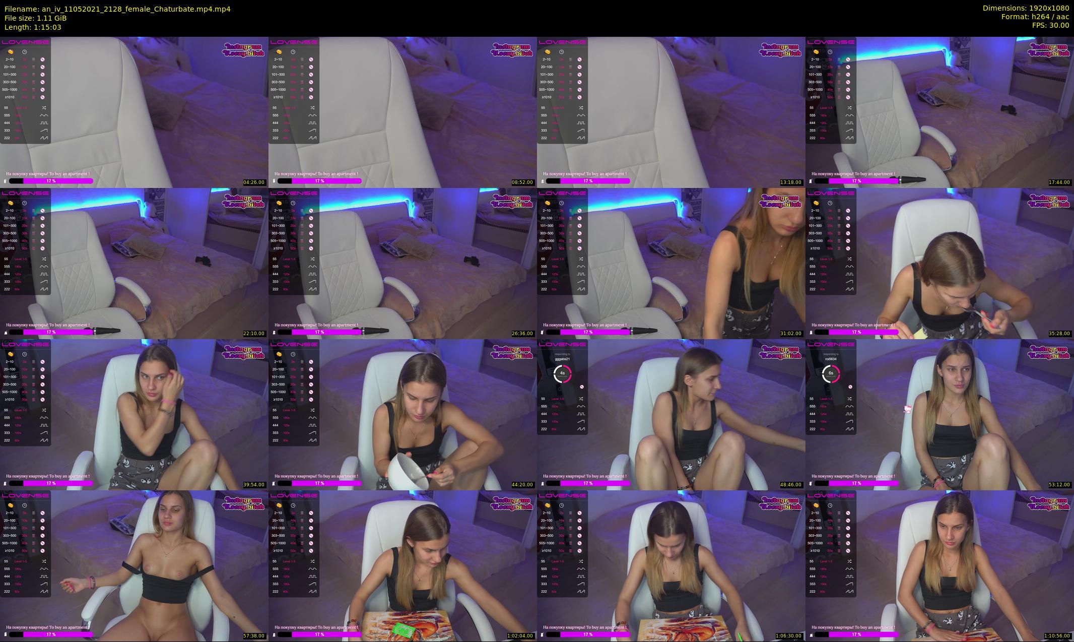 an_iv — 76 minute Chaturbate female cam show recording, 1080p, May 11, 2021